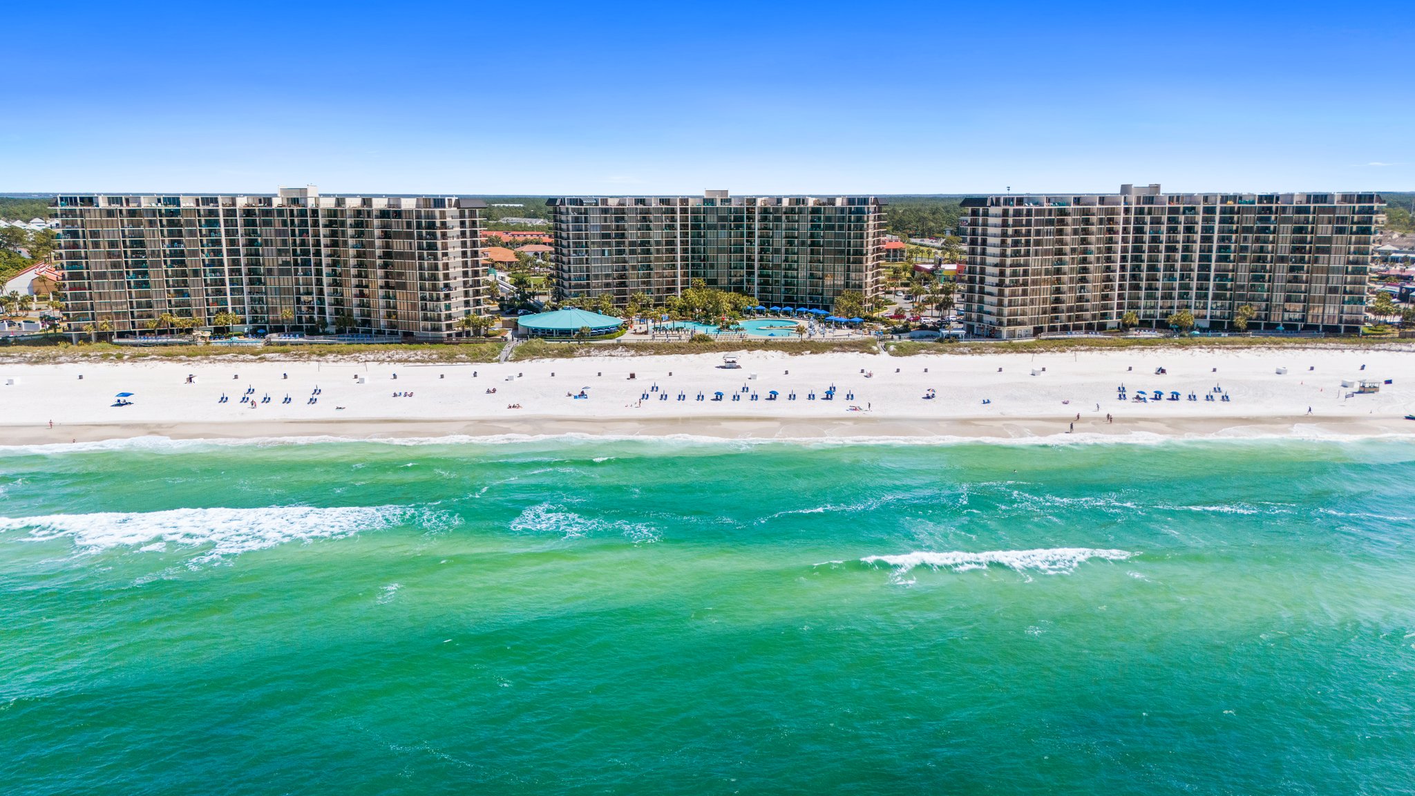 Beach View of Edgewater Resort
