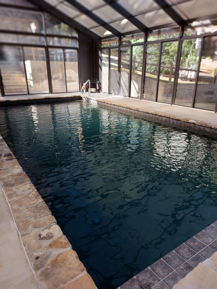 Year-round heated indoor pool