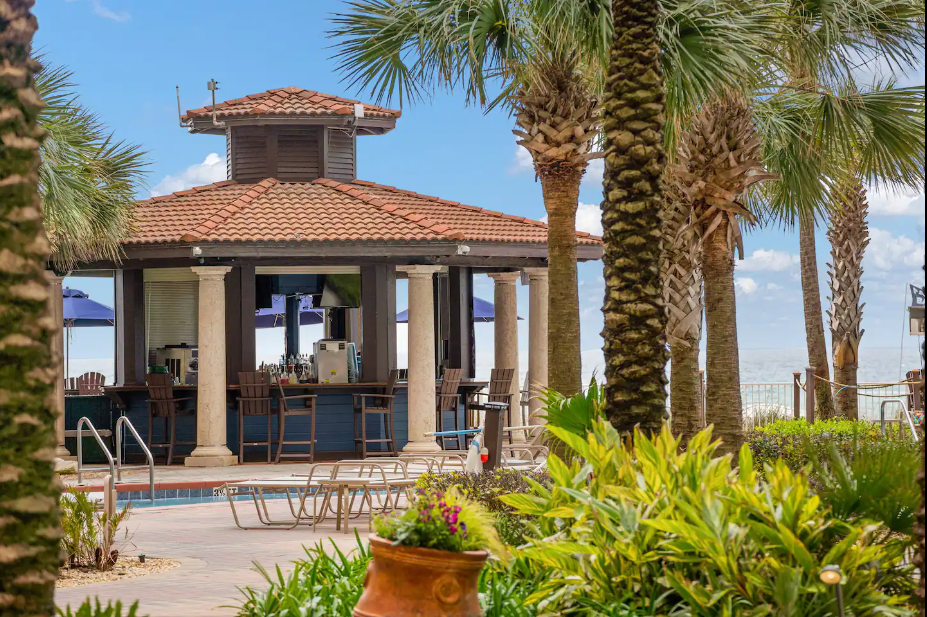 Poolside Tiki Hut