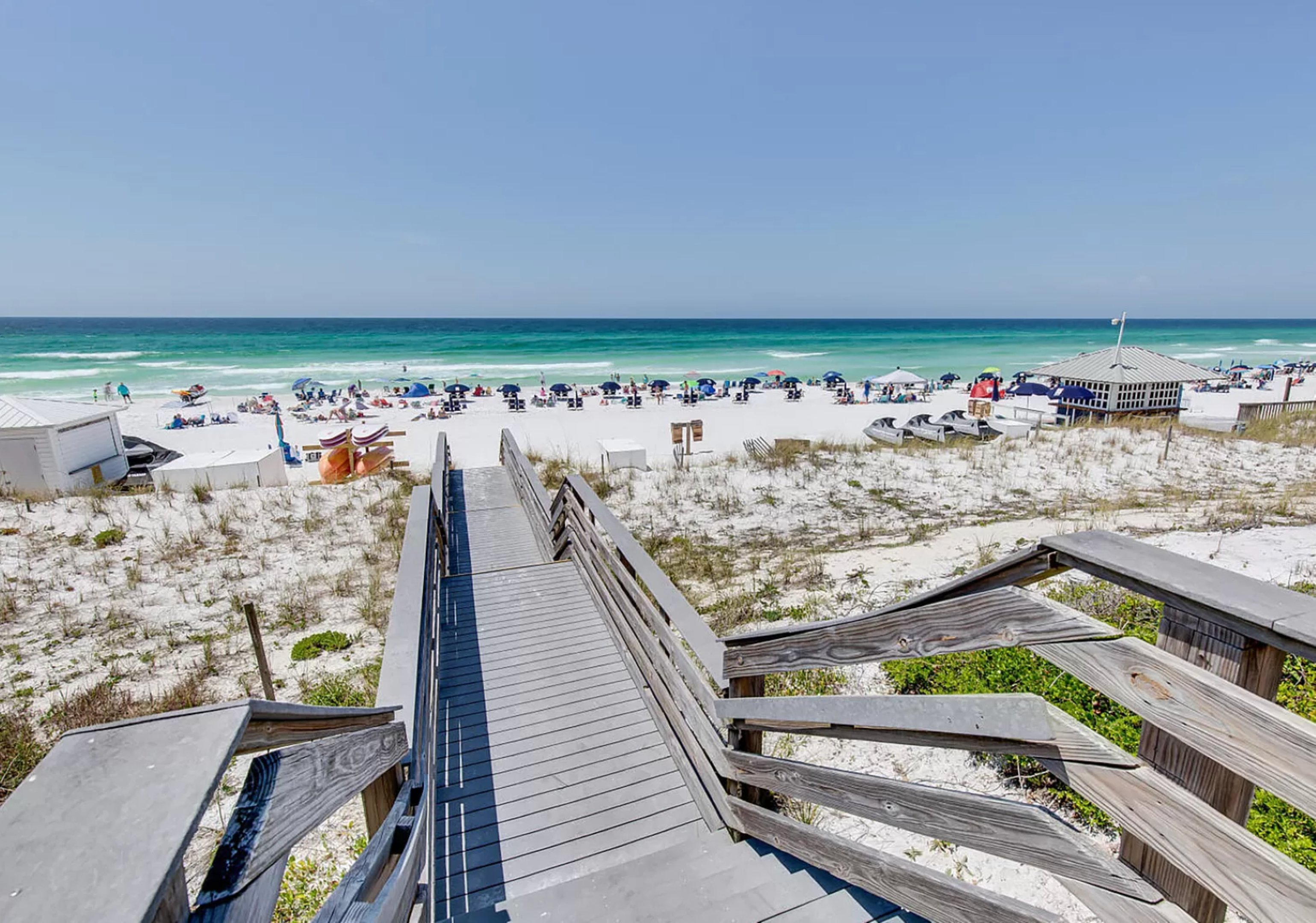 Sun-soaked steps to Miramar Beach in Sandestin, 6-8 minutes away.