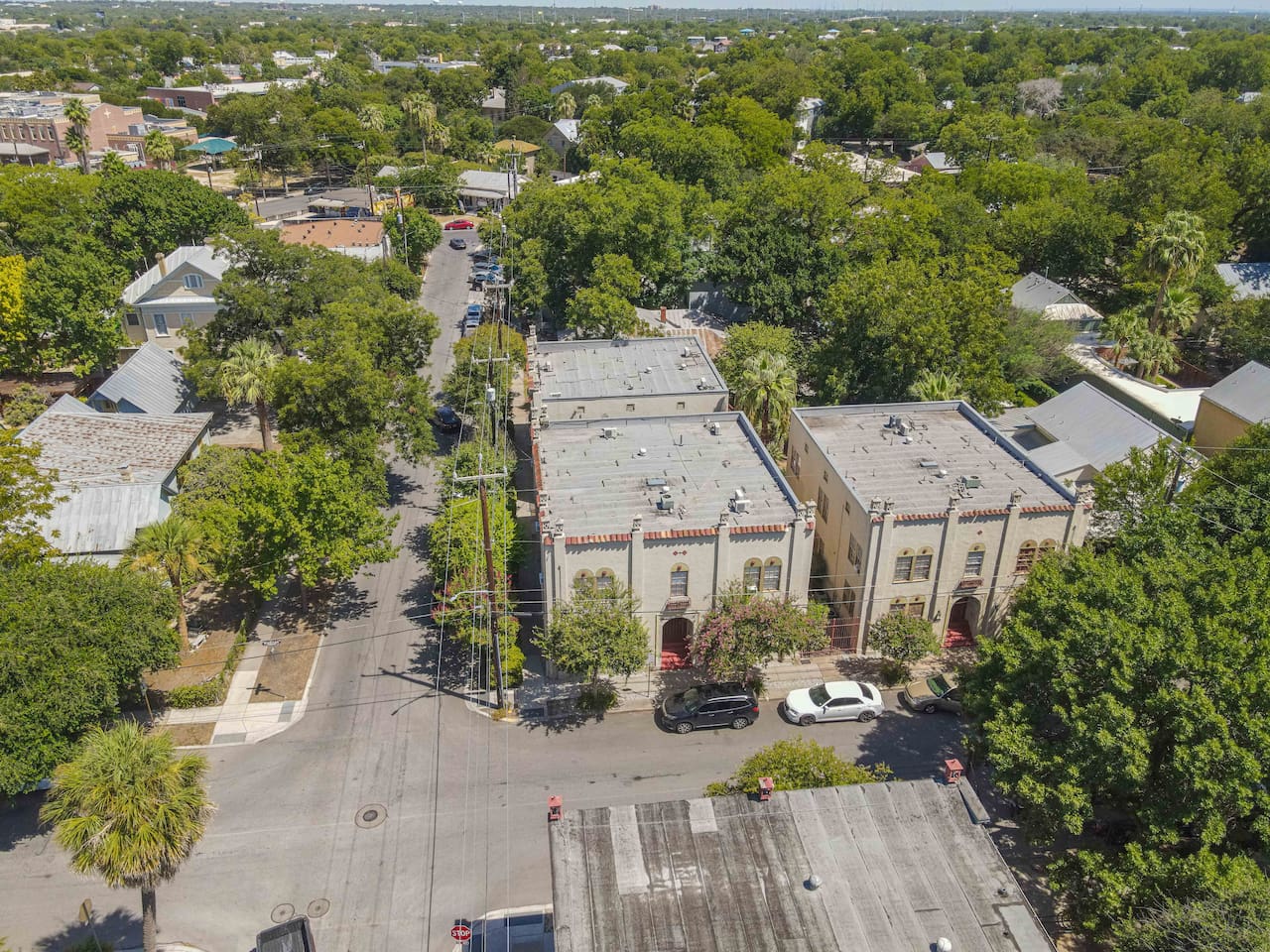 Drone view of Condo Buildings