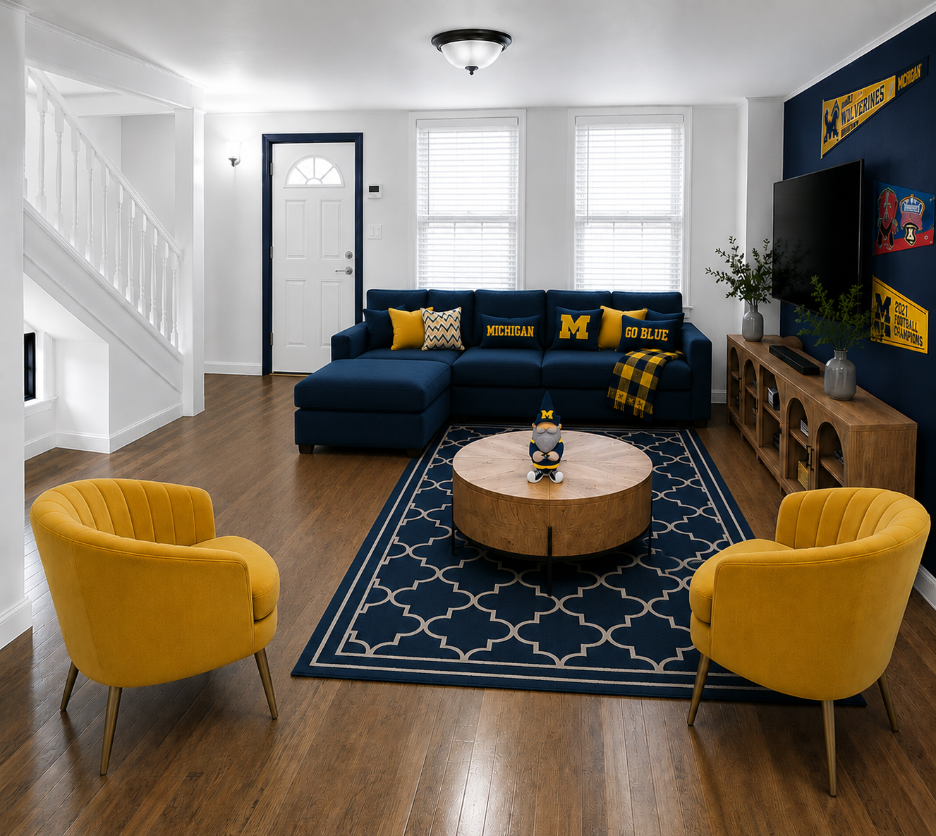 PHOTOS ARE AI RENDERINGS OF FUTURE FURNISHINGS - HOME CURRENTLY UNDER RENOVATION 