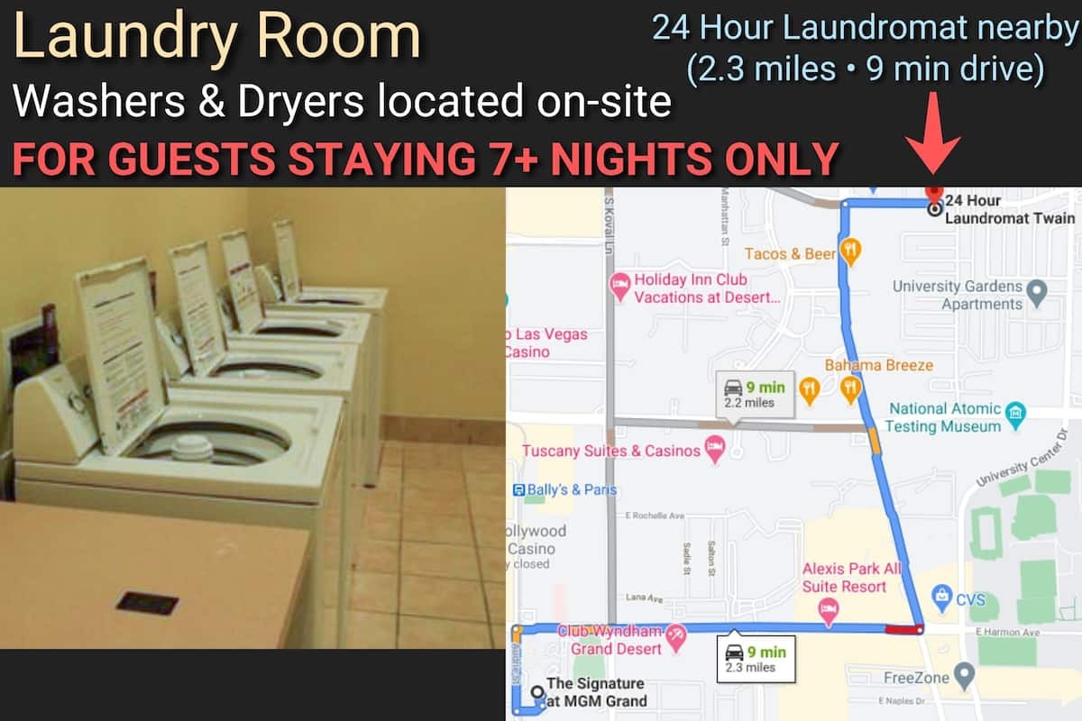 MGM Tower 2 · Unit 1119 — Laundry Facilities