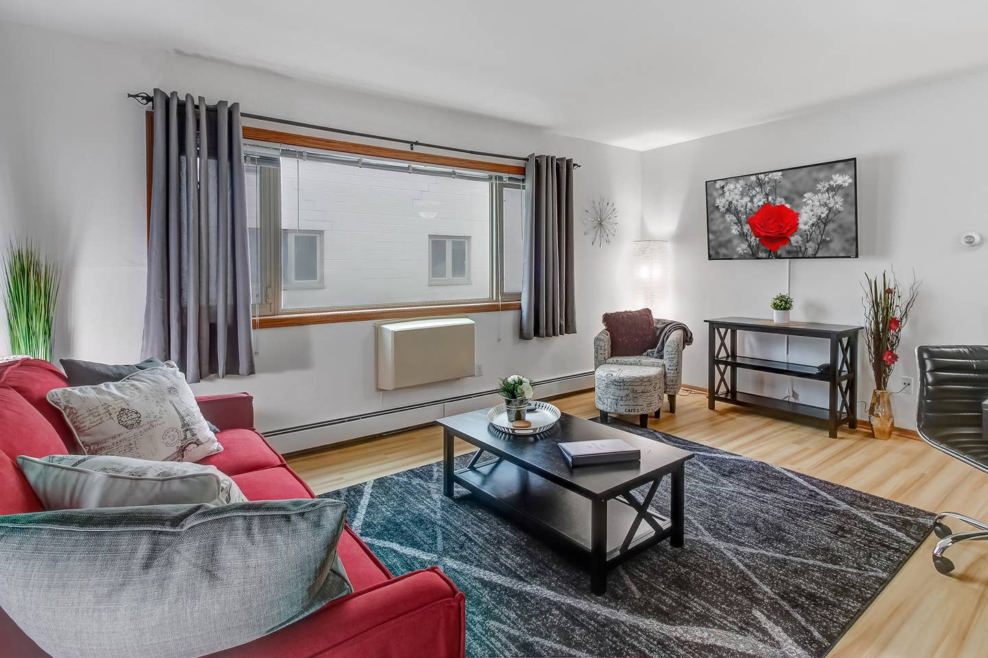 Enjoy the cozy living room as a place to escape and relax while you're here.