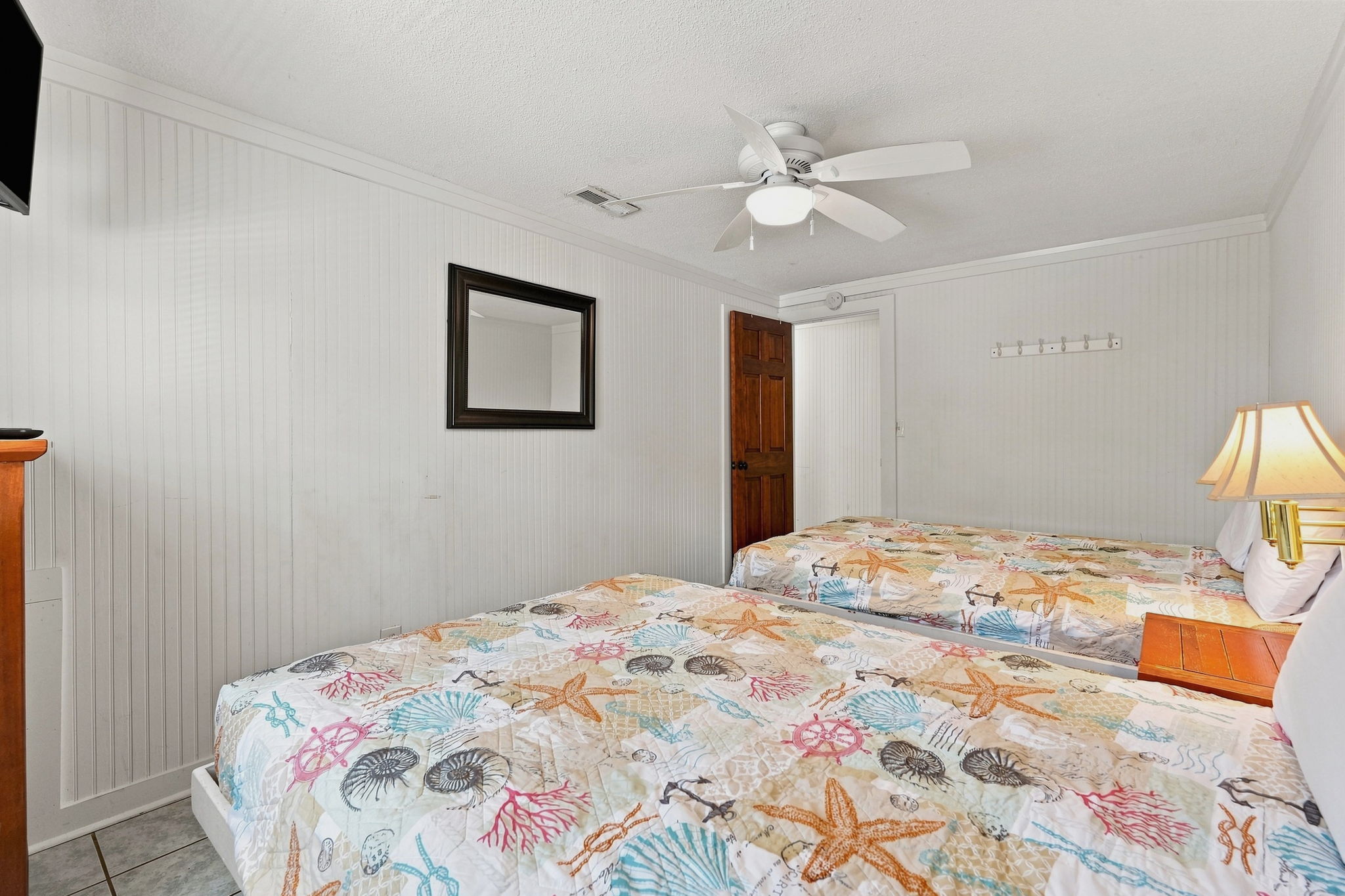Primary Bedroom with two Queen beds