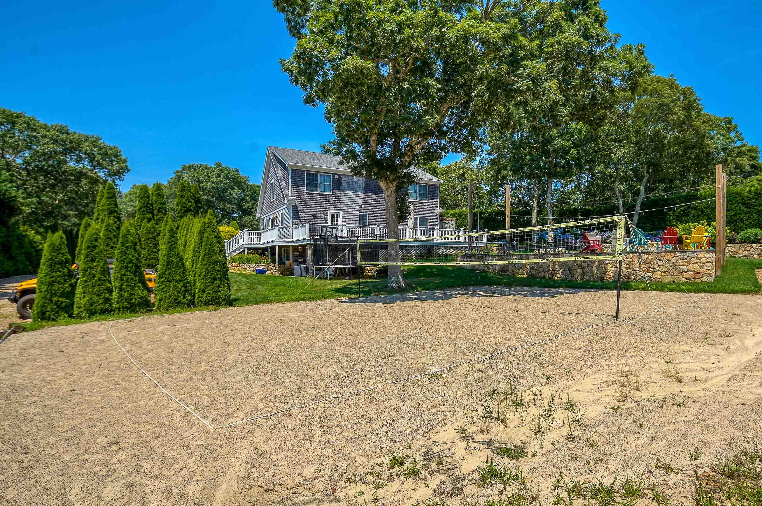 Volleyball Court and Main House (private)