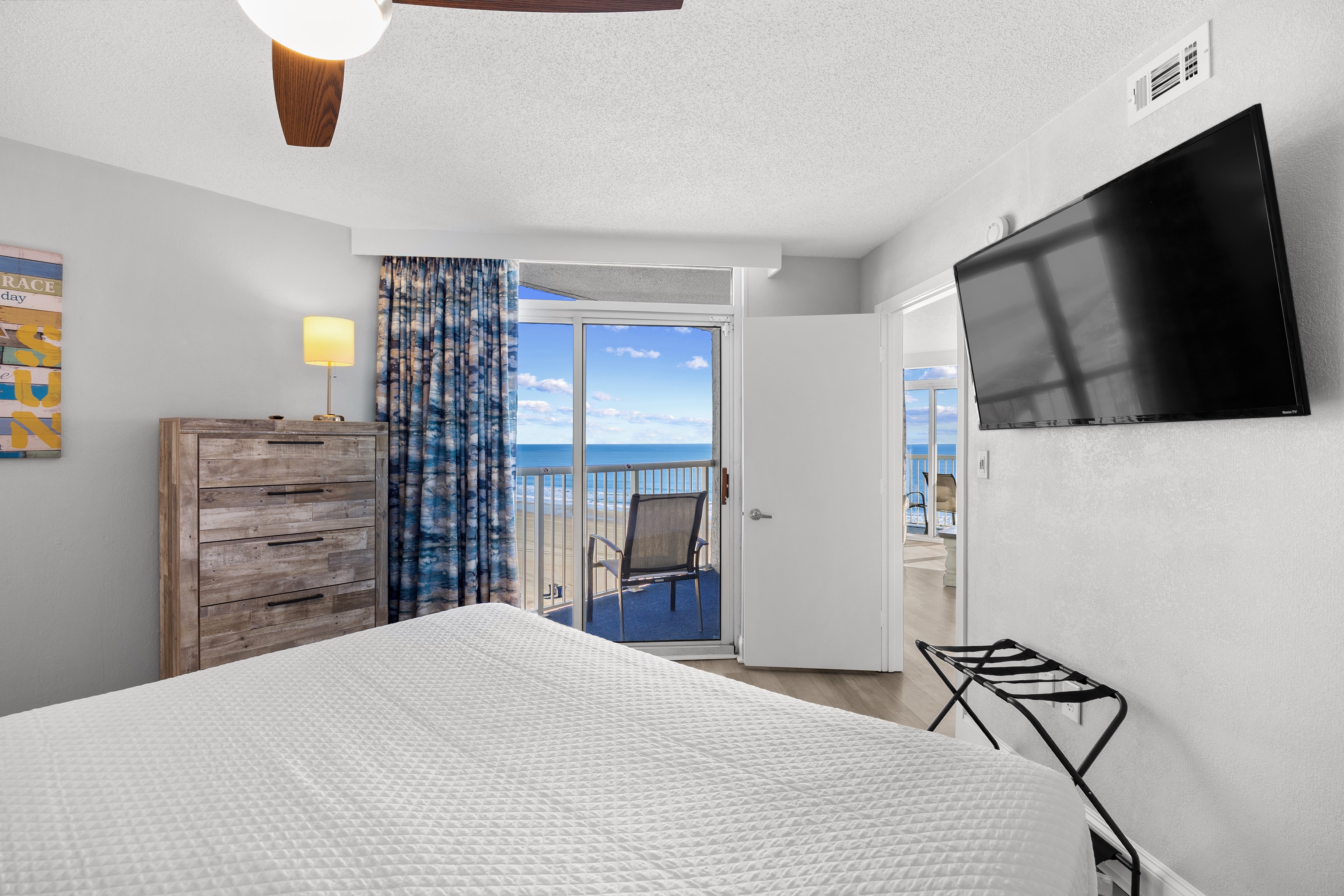 Small Private Balcony off Master Suite