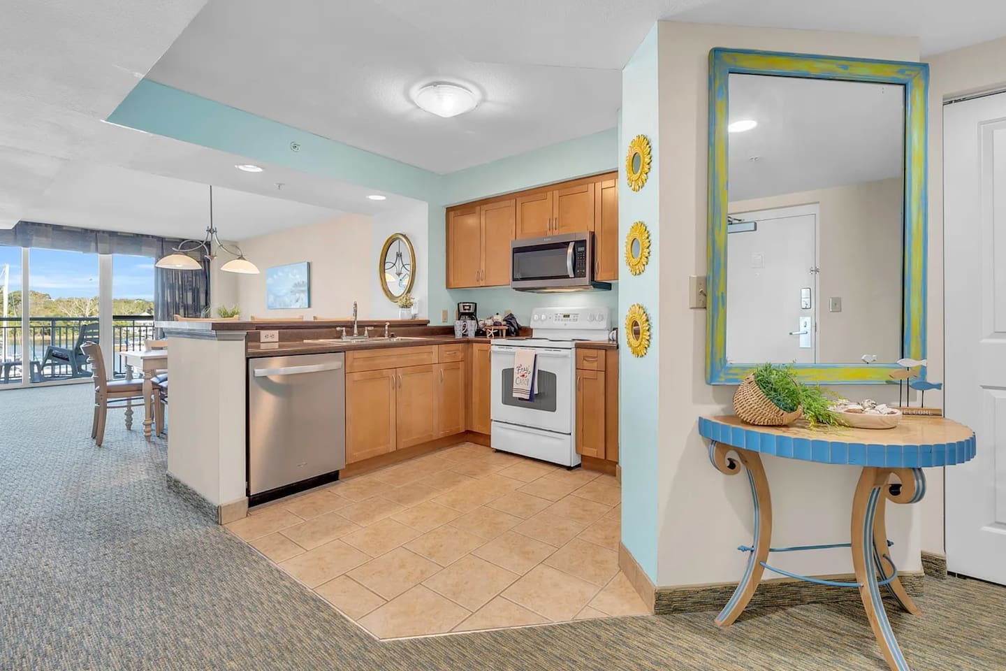 Fully equipped kitchen