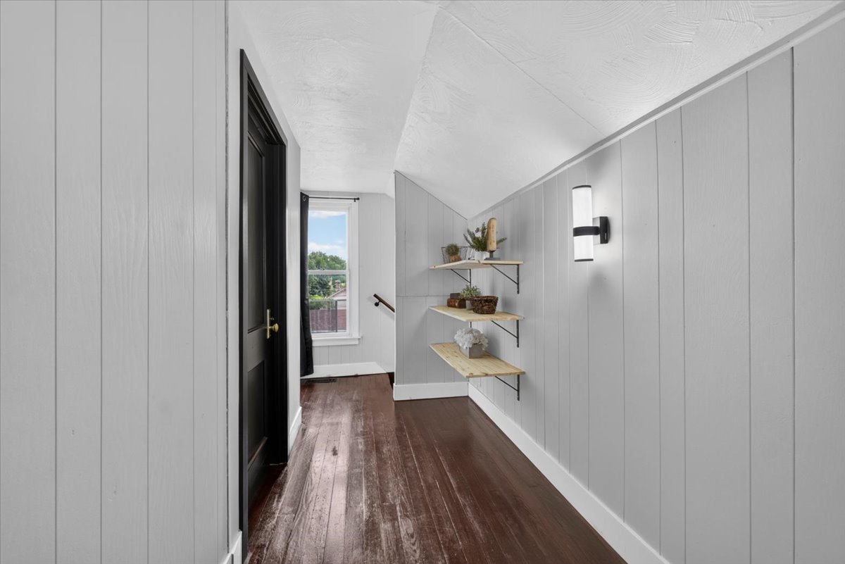 Hallways that lead you through the home,