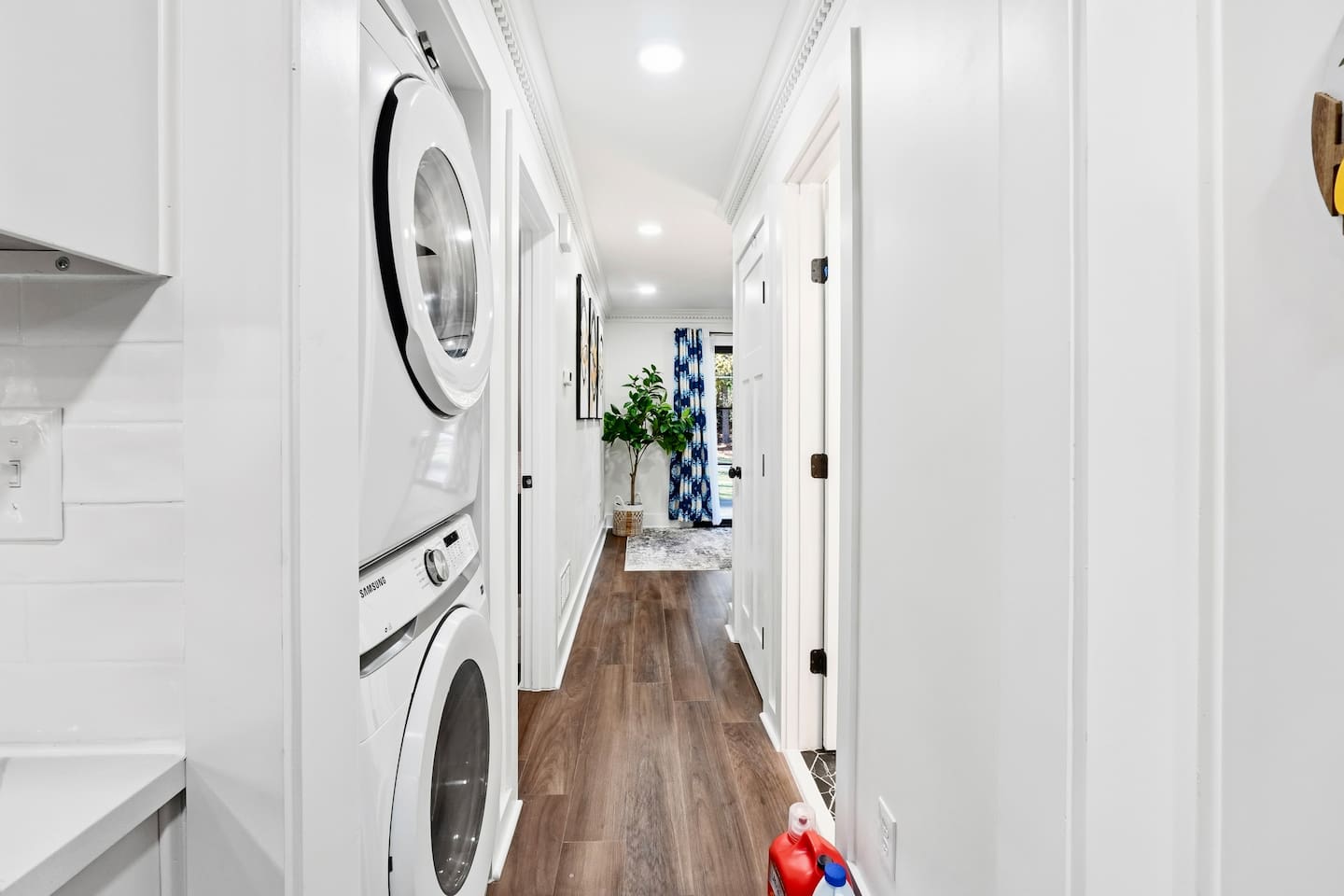 First floor laundry area.