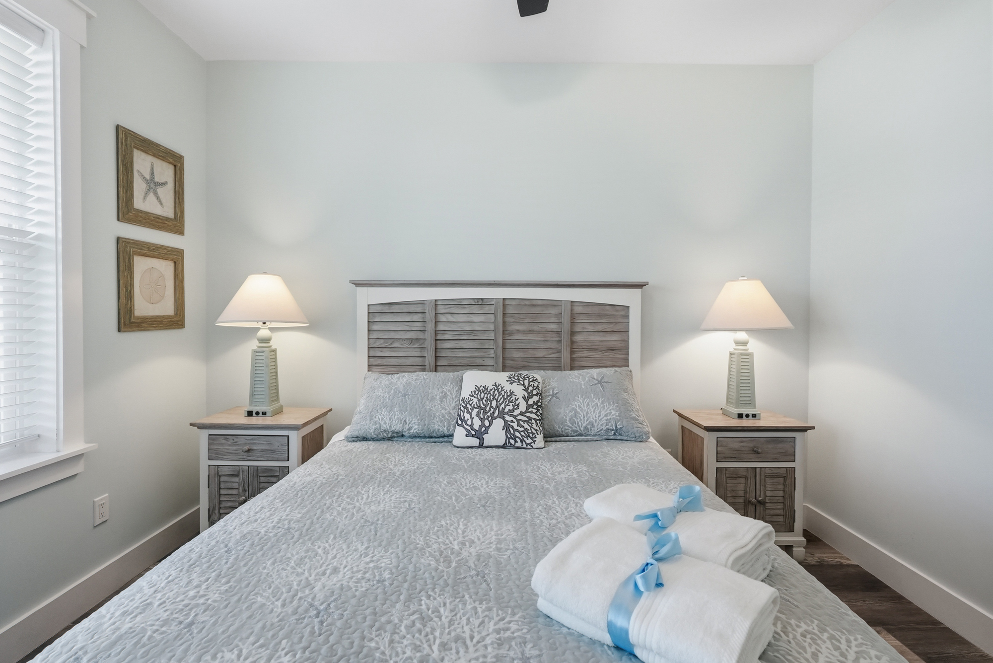 Kick back and read a book in the second queen bedroom at the end of the day.