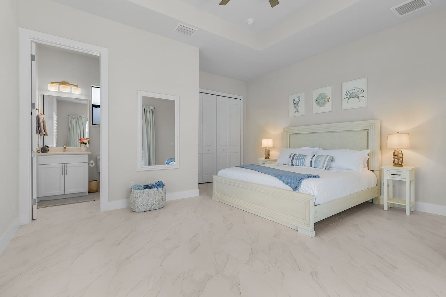 Relax in the 2nd primary suite, complete with a private ensuite bathroom and soothing decor.