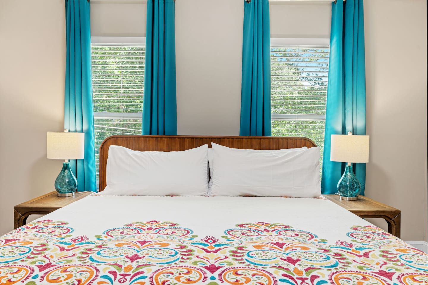 Main bedroom with King bed