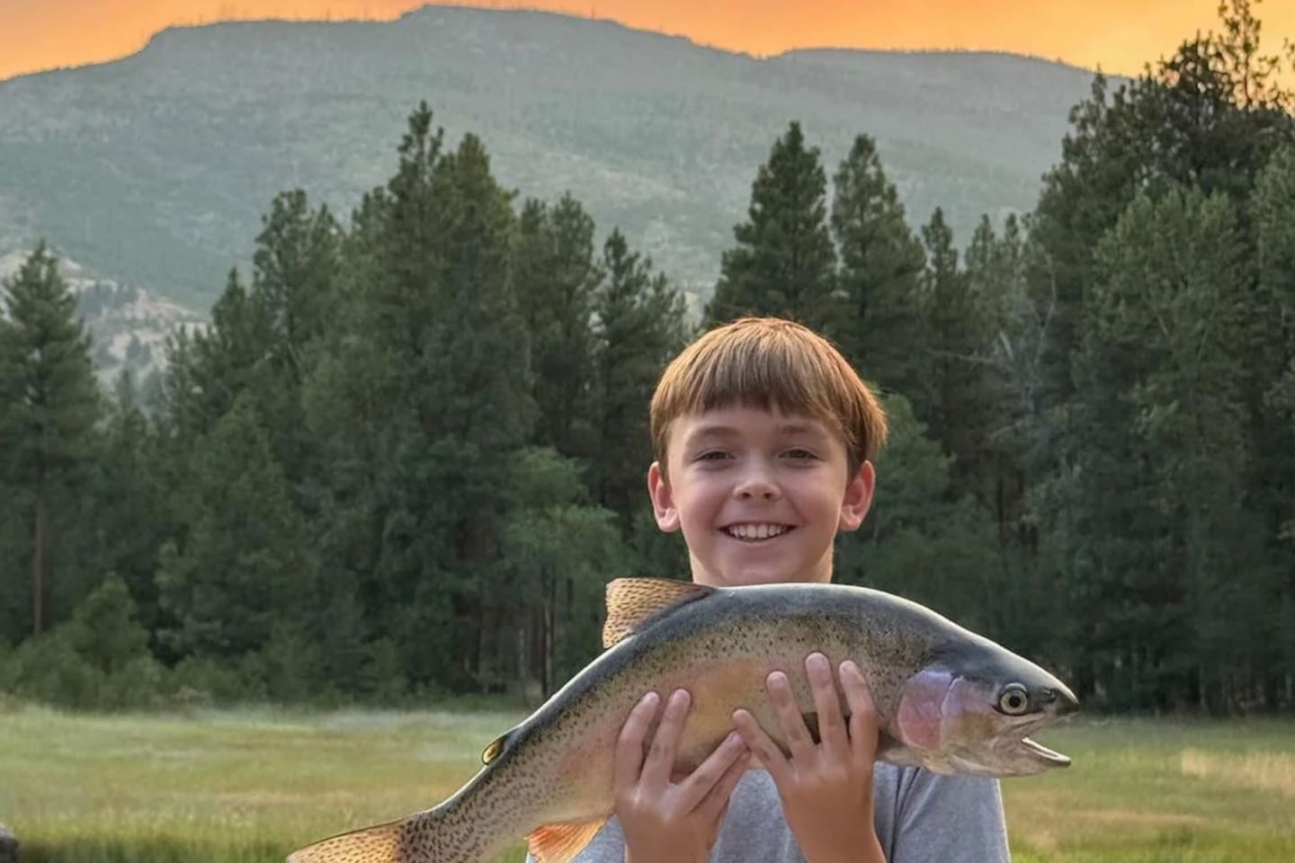 Caught on property.  Fishing is catch and release with barbless hook.