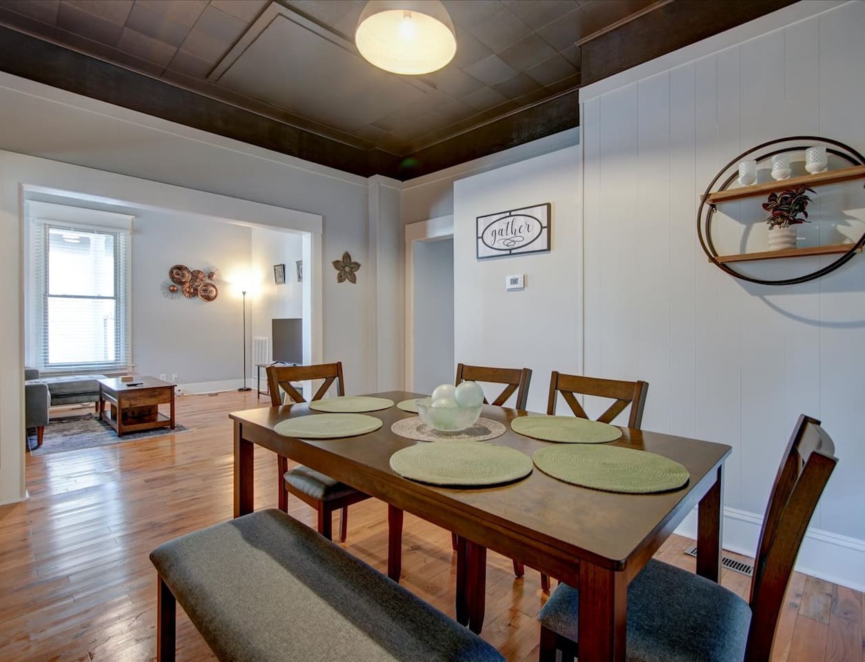 dining & living area