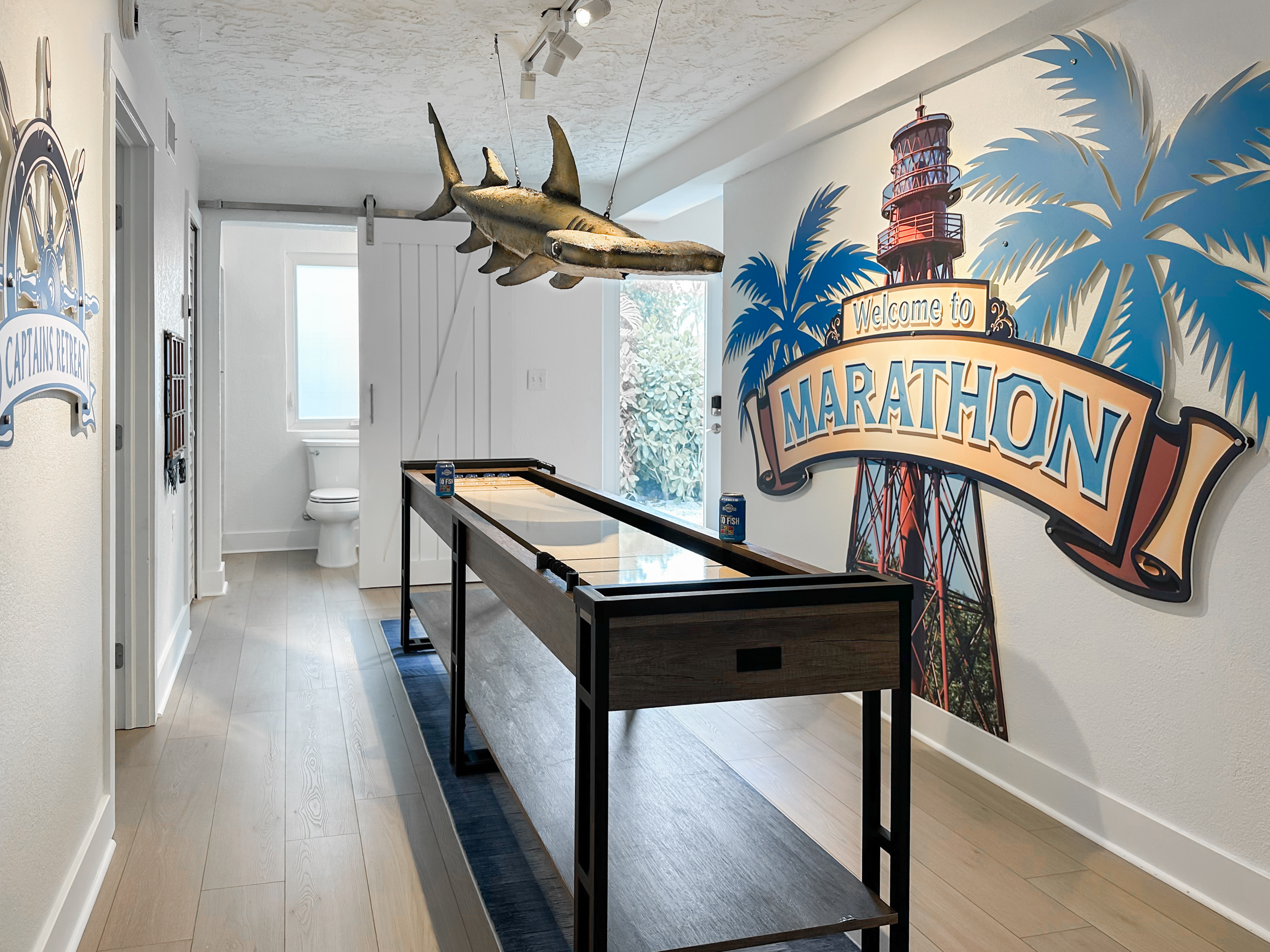 This space connects to the first bedroom, the gym, and a bathroom.