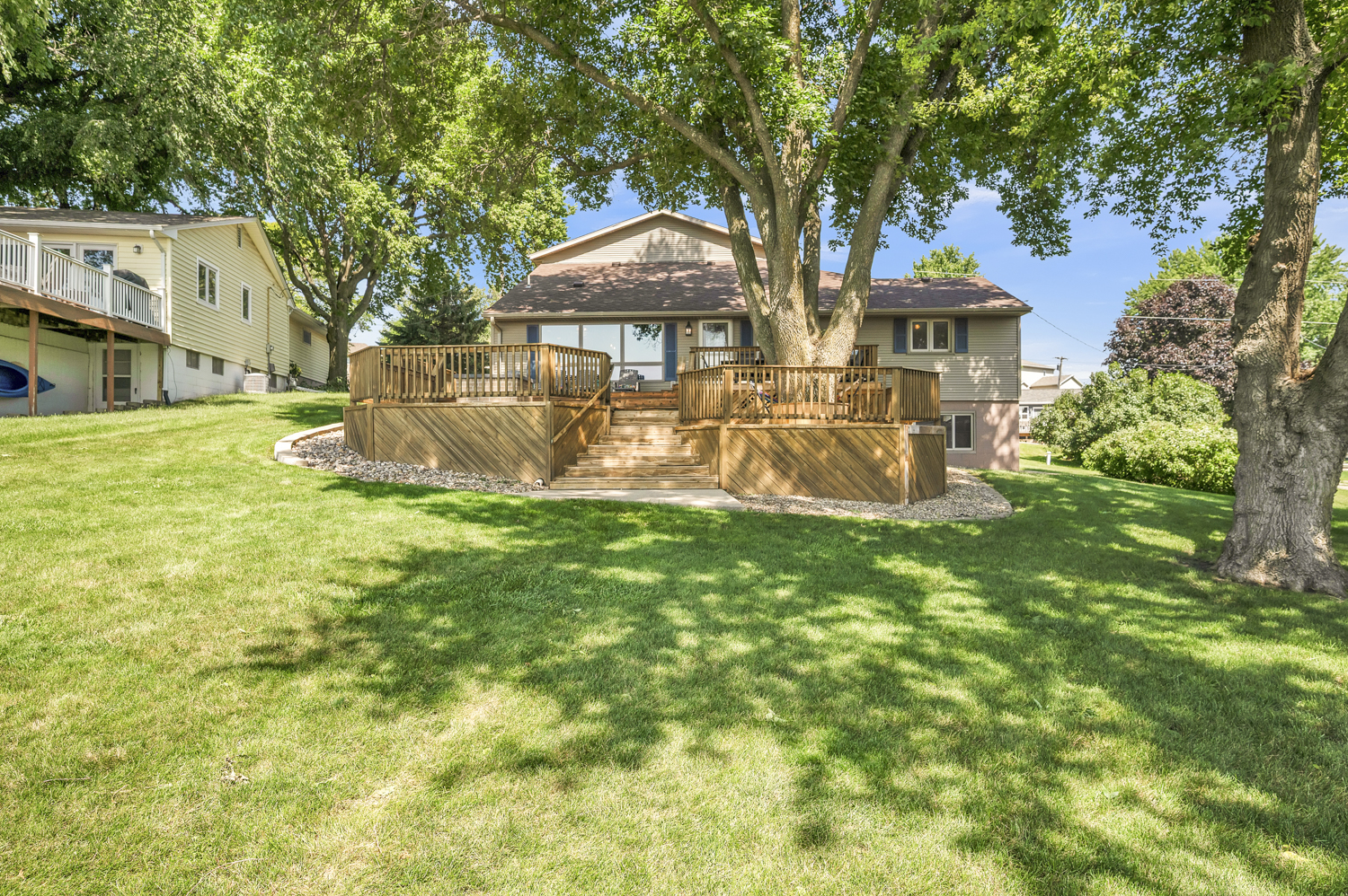 House from lake side