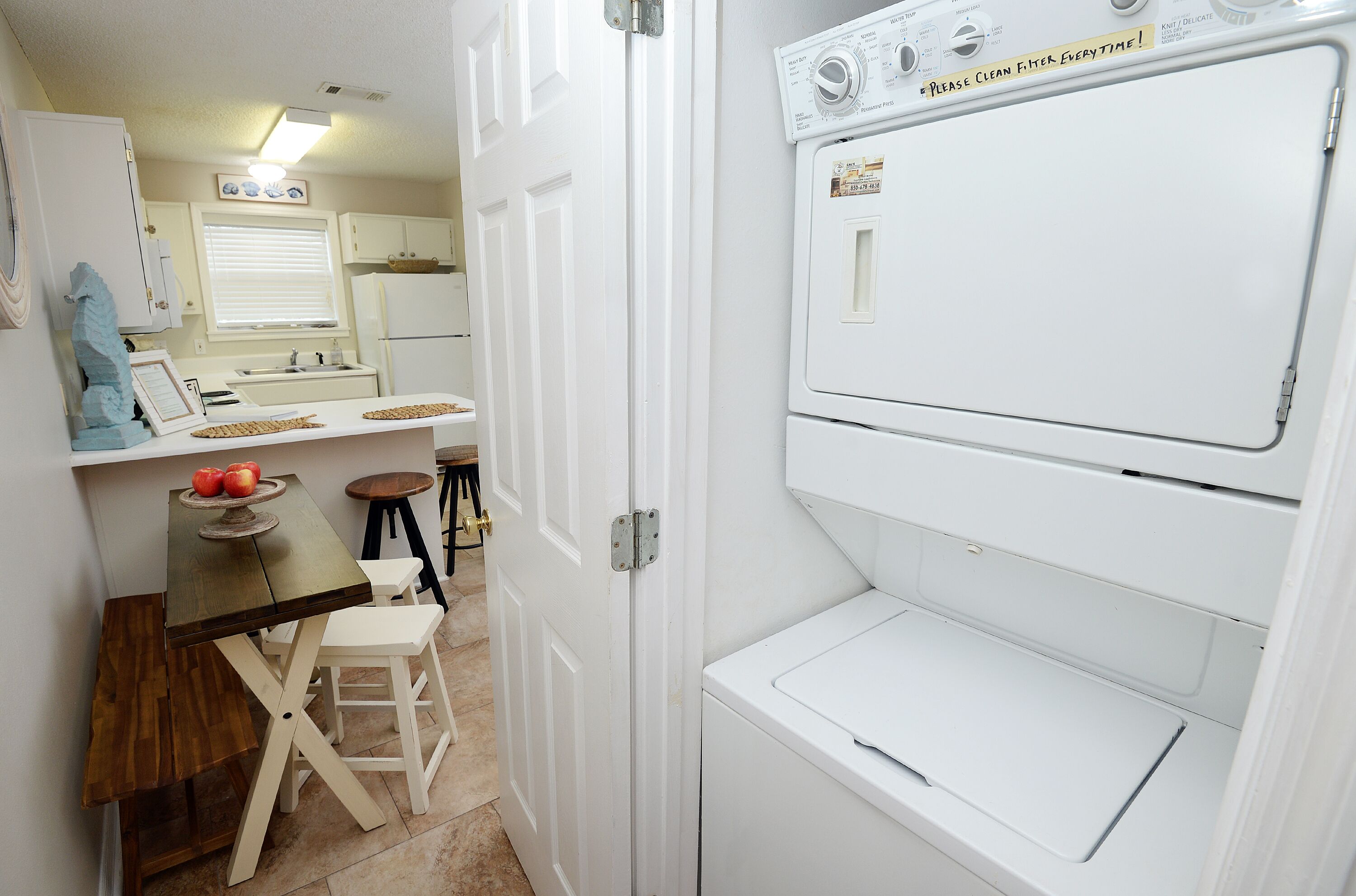 Washer & dryer for convenience