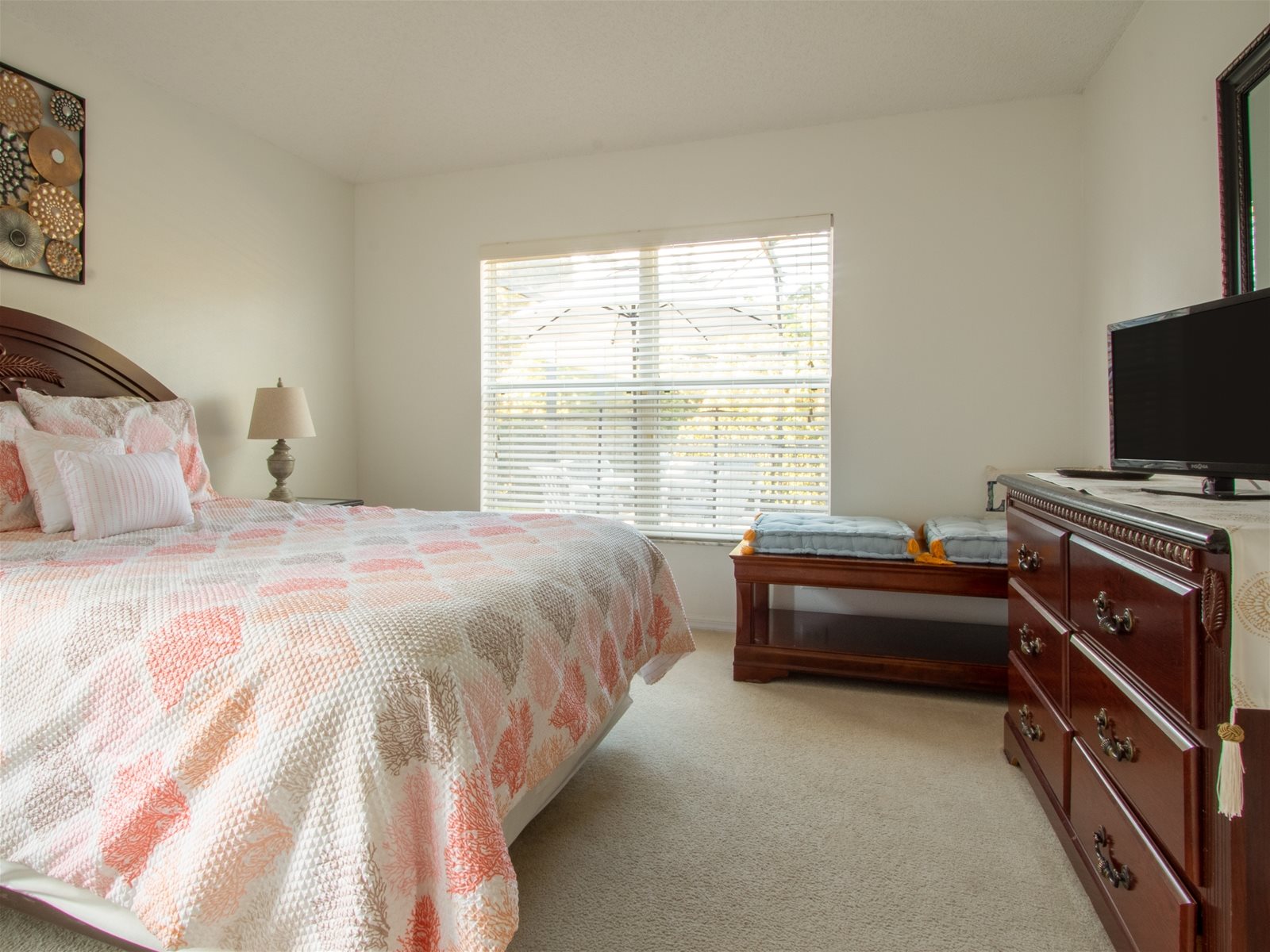 Master Bedroom, TV in every bedroom!