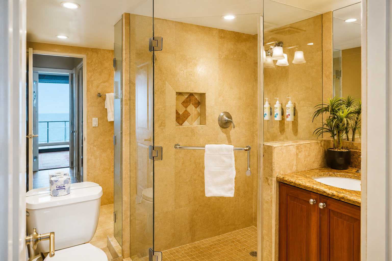 Second full bathroom--such a game changer for sharing the space!