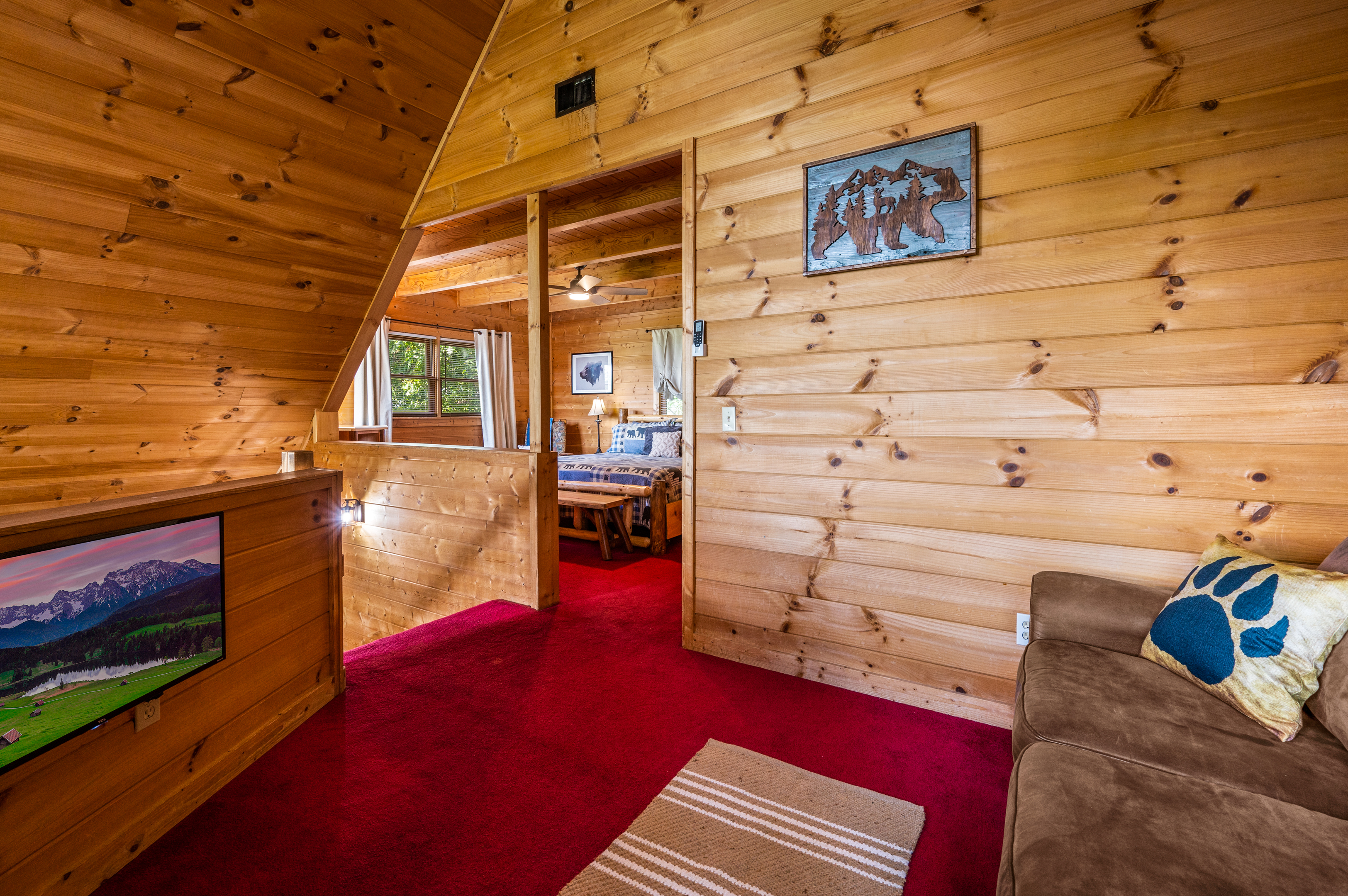 Loft with pull out couch