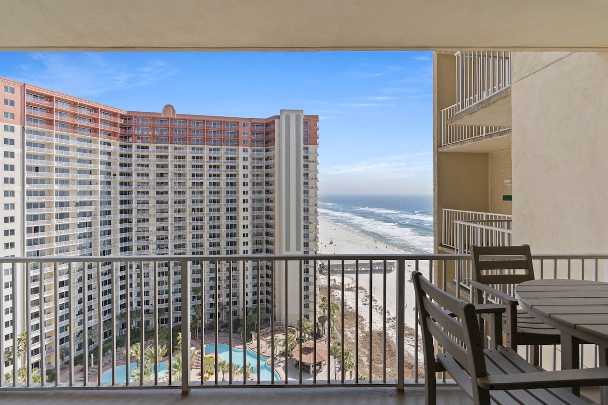 Private balcony view