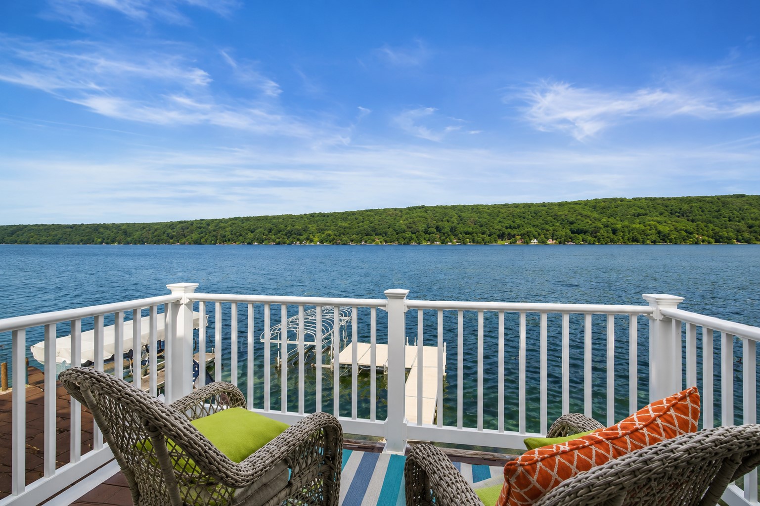 Sit back and relax with stunning lake view
