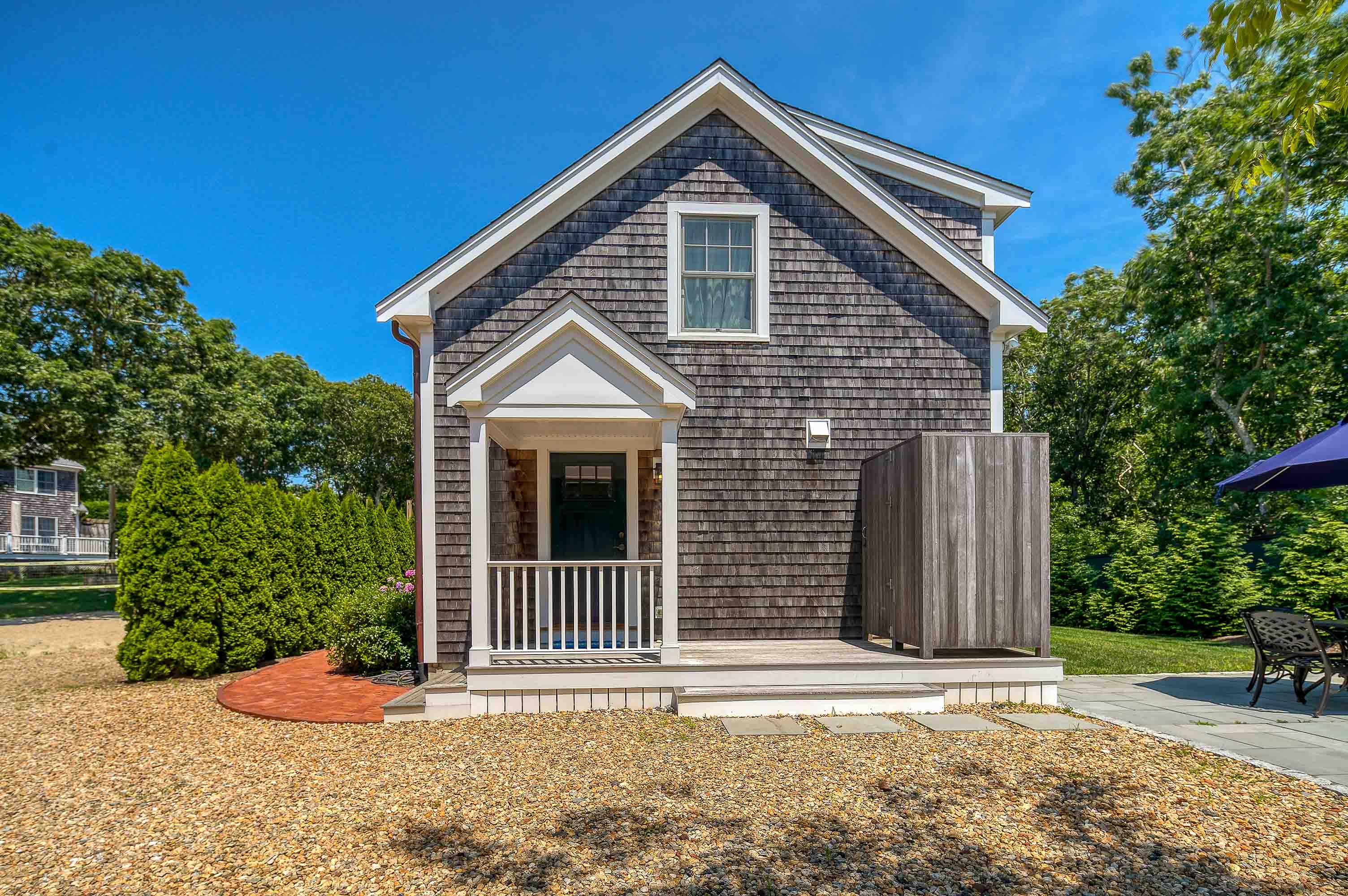 Back of House w outdoor shower