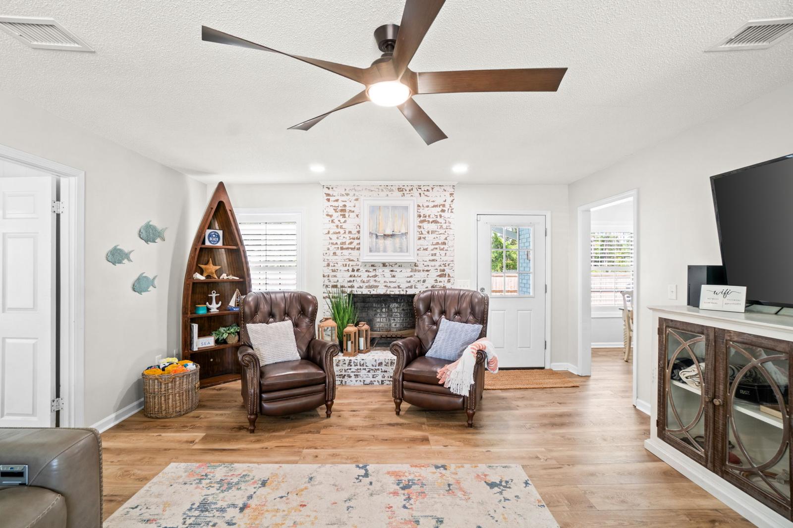 Spacious living area