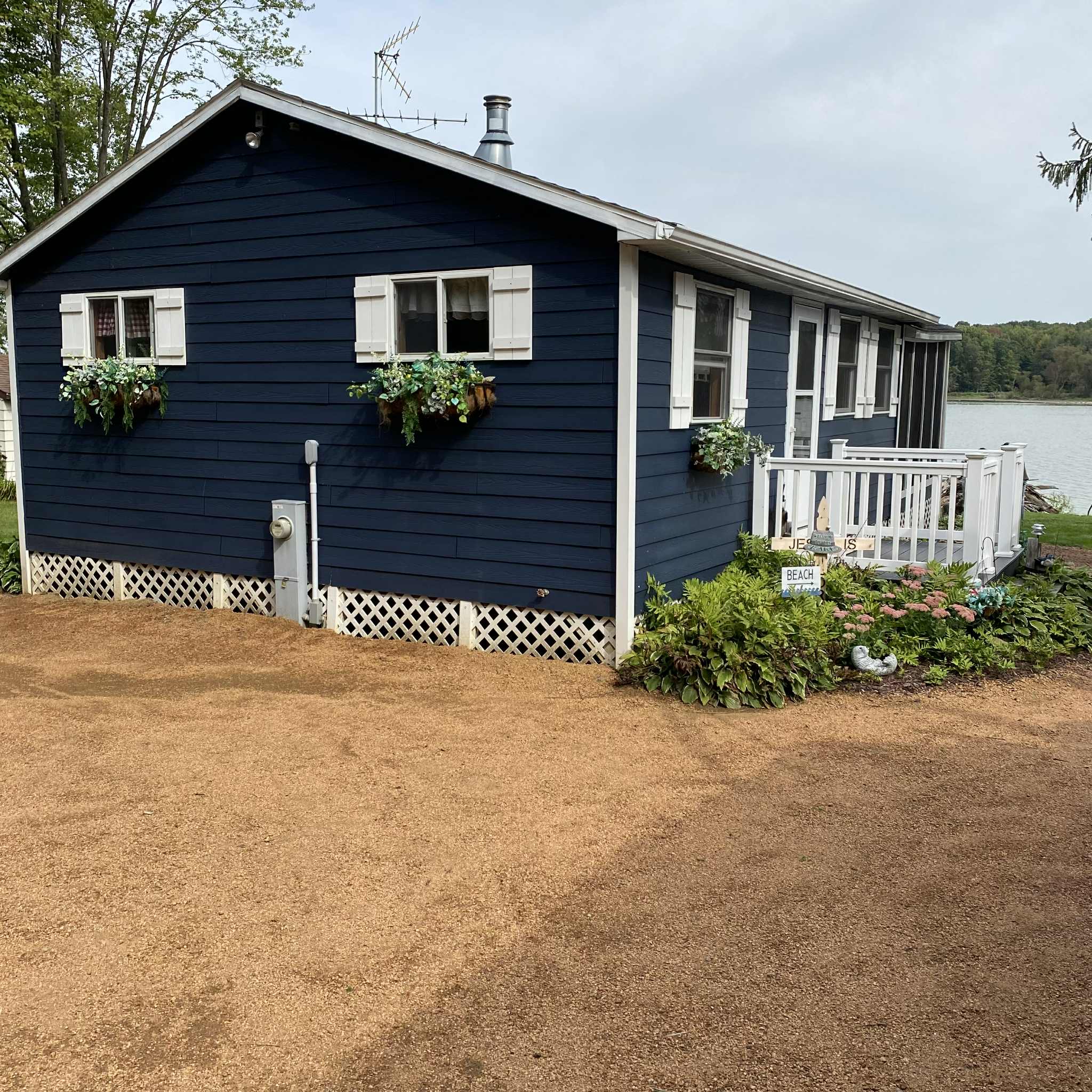 Rear view of the Blue Gill