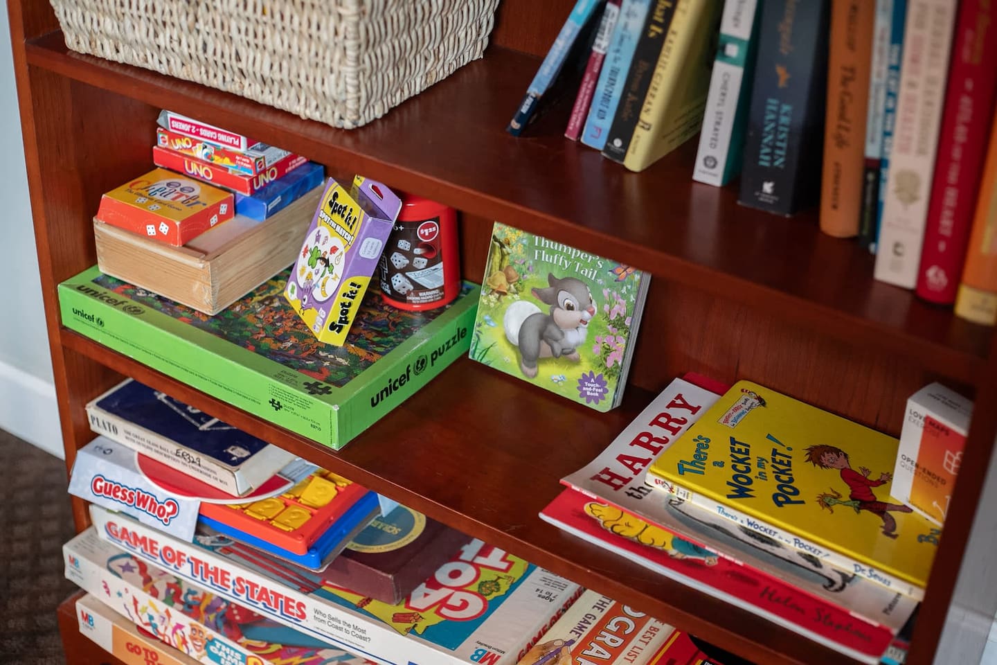 Fun for the Whole Family! 🎲

With tons of games for kids of all ages, there’s always something fun to do! From classic favorites to family games, it’s the perfect spot for rainy-day fun, winding down after an adventure, or enjoying a little friendly compe