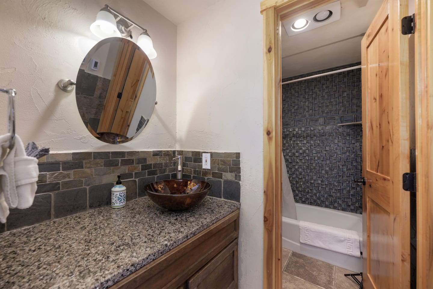 Bath attached to bedroom 9