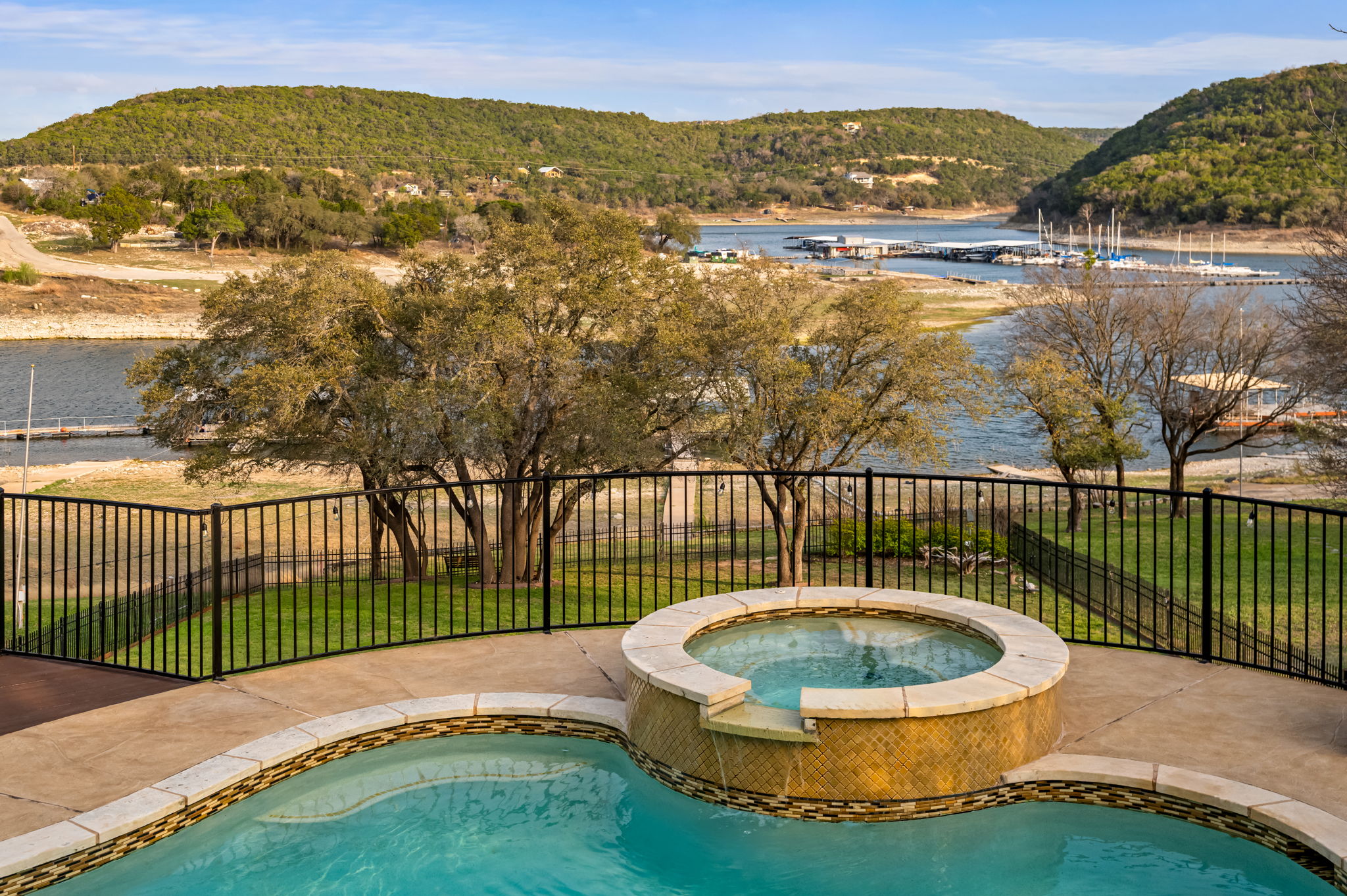 Pool, spa, or lake: your choice. Just a short walk down on this private property!