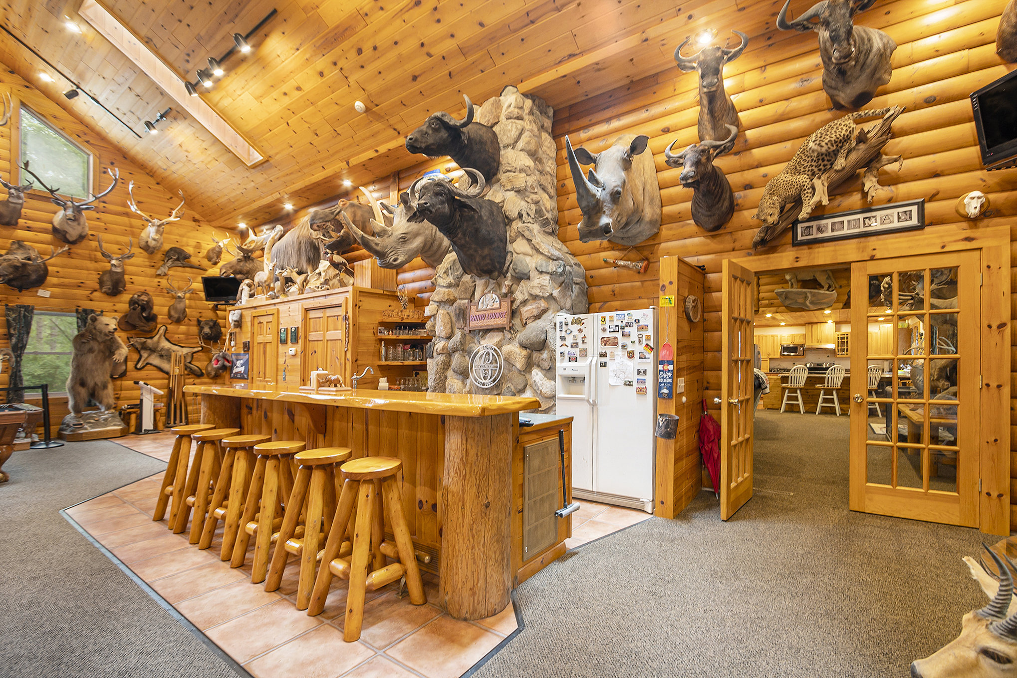 Bar in added living area