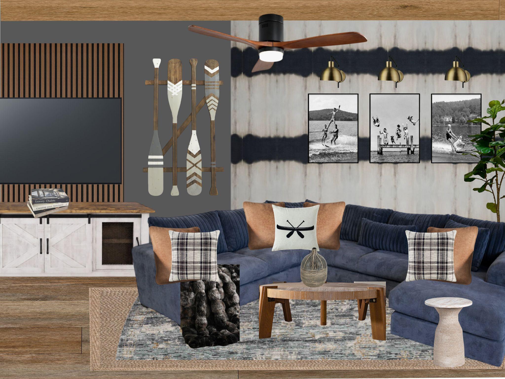 Downstairs design board (inspiration only not exact)