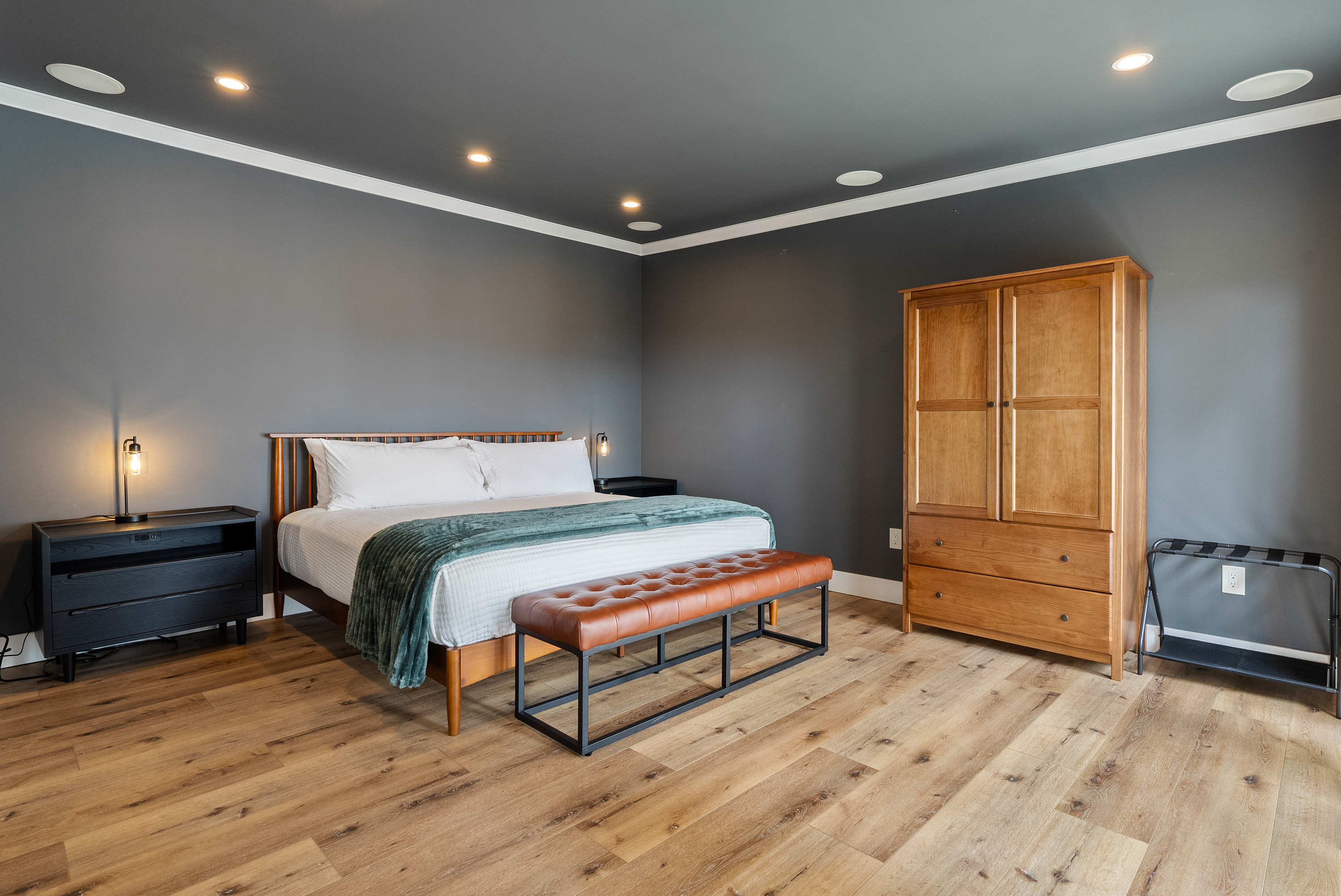 Unwind in a calm, elegant space crafted for your total relaxation.