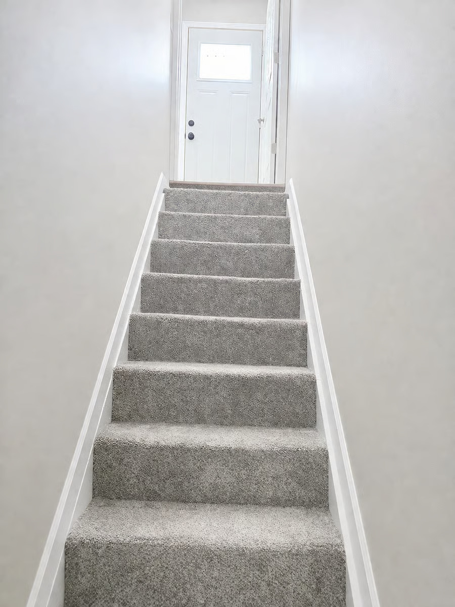 Stairway down to lower level