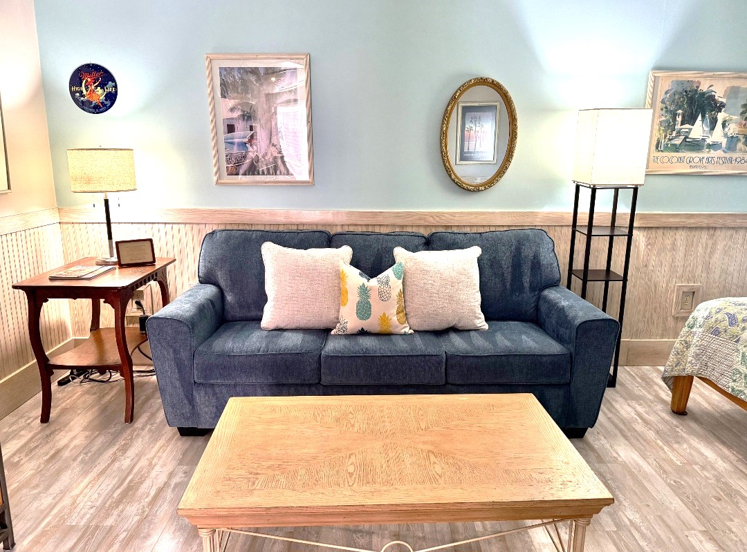 Queen bed for two additional guests