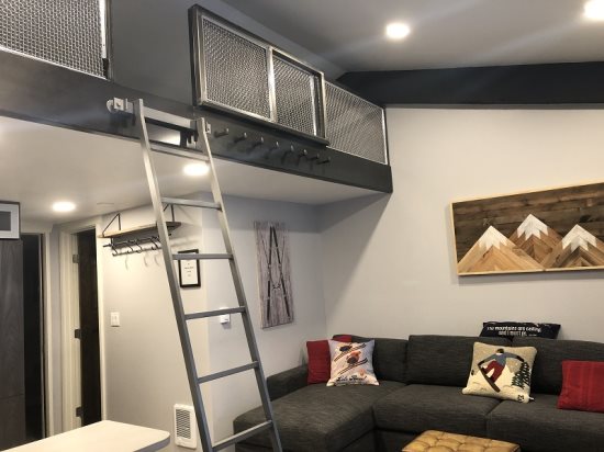 Lot access point/connection for ladder. 