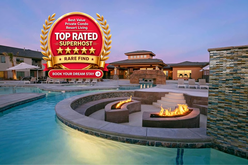 🔥🌊 Resort nights hit different here
Unwind in the heated pool, soak under the desert sky, and end the evening by the fire—this is the kind of vacation you remember long after you’re home.