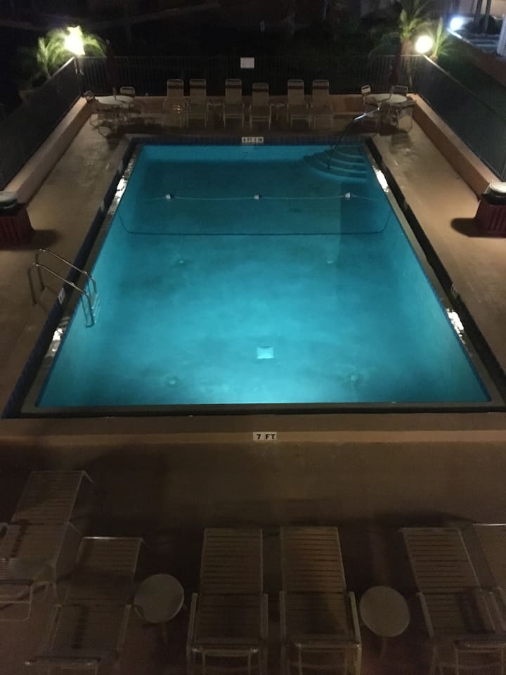 VIEW FROM FRONT DOOR BALCONY