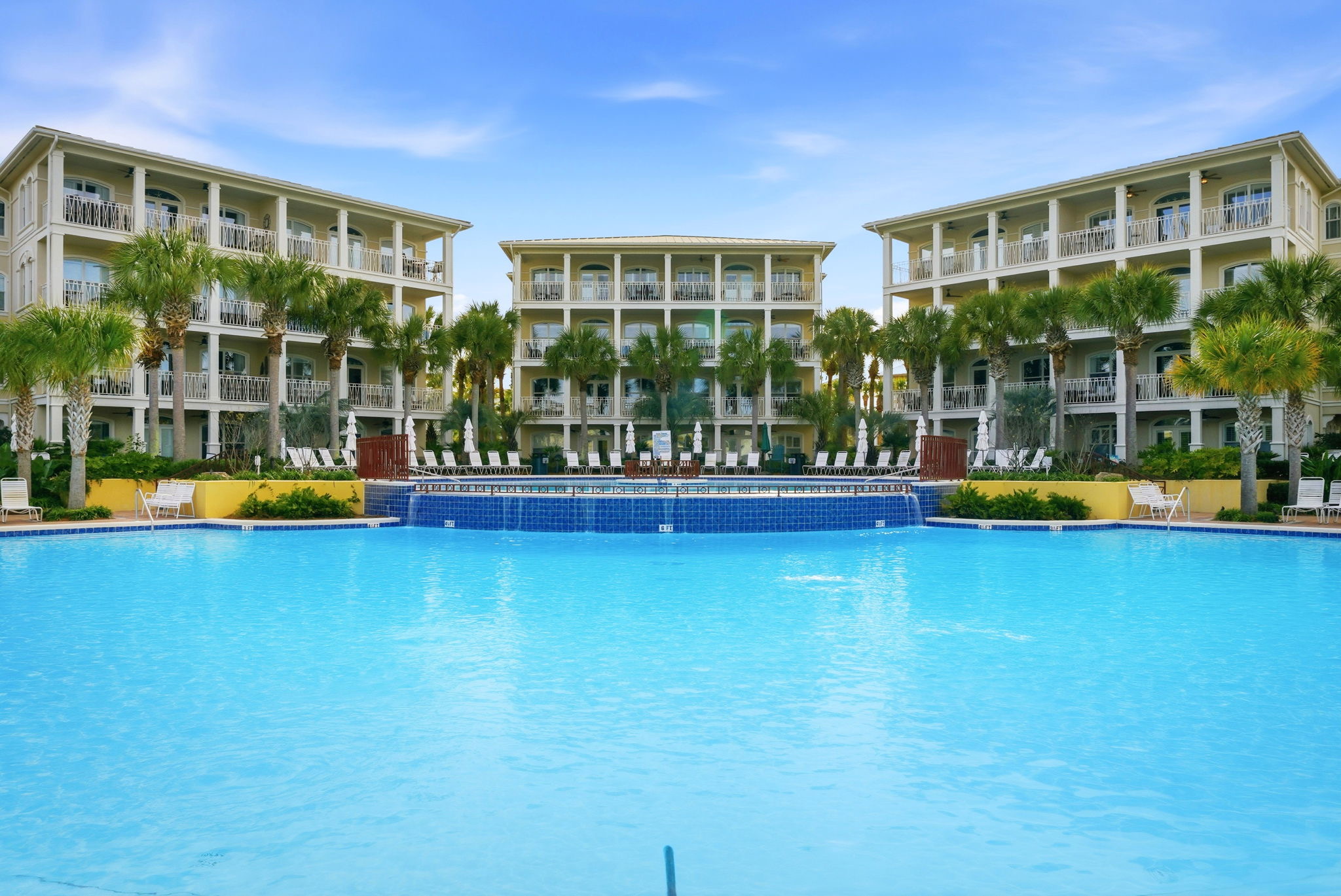 Cool off in style—our community pool offers a tropical escape just a short distance from the house.