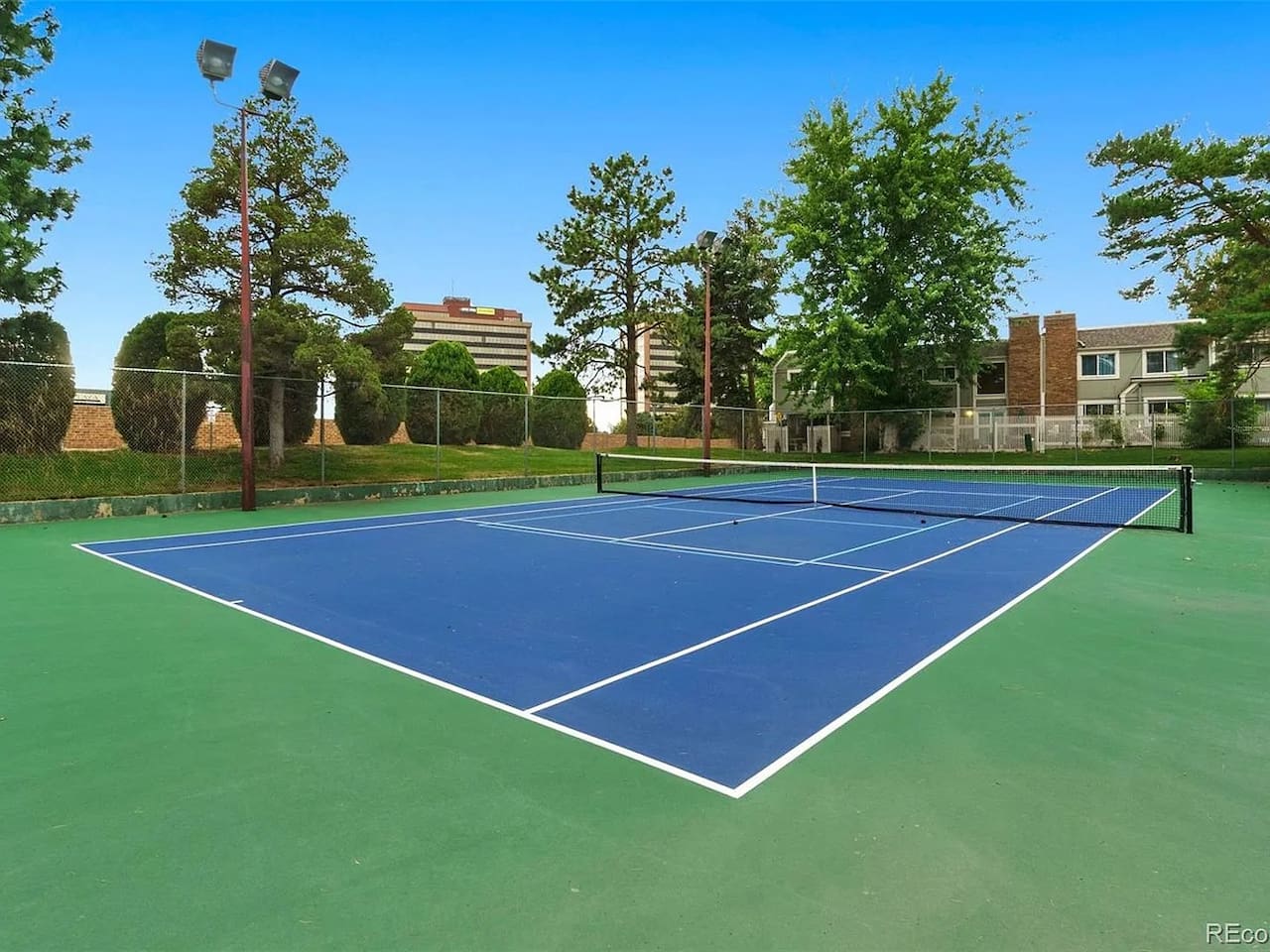Community tennis court just a short walk from our home!