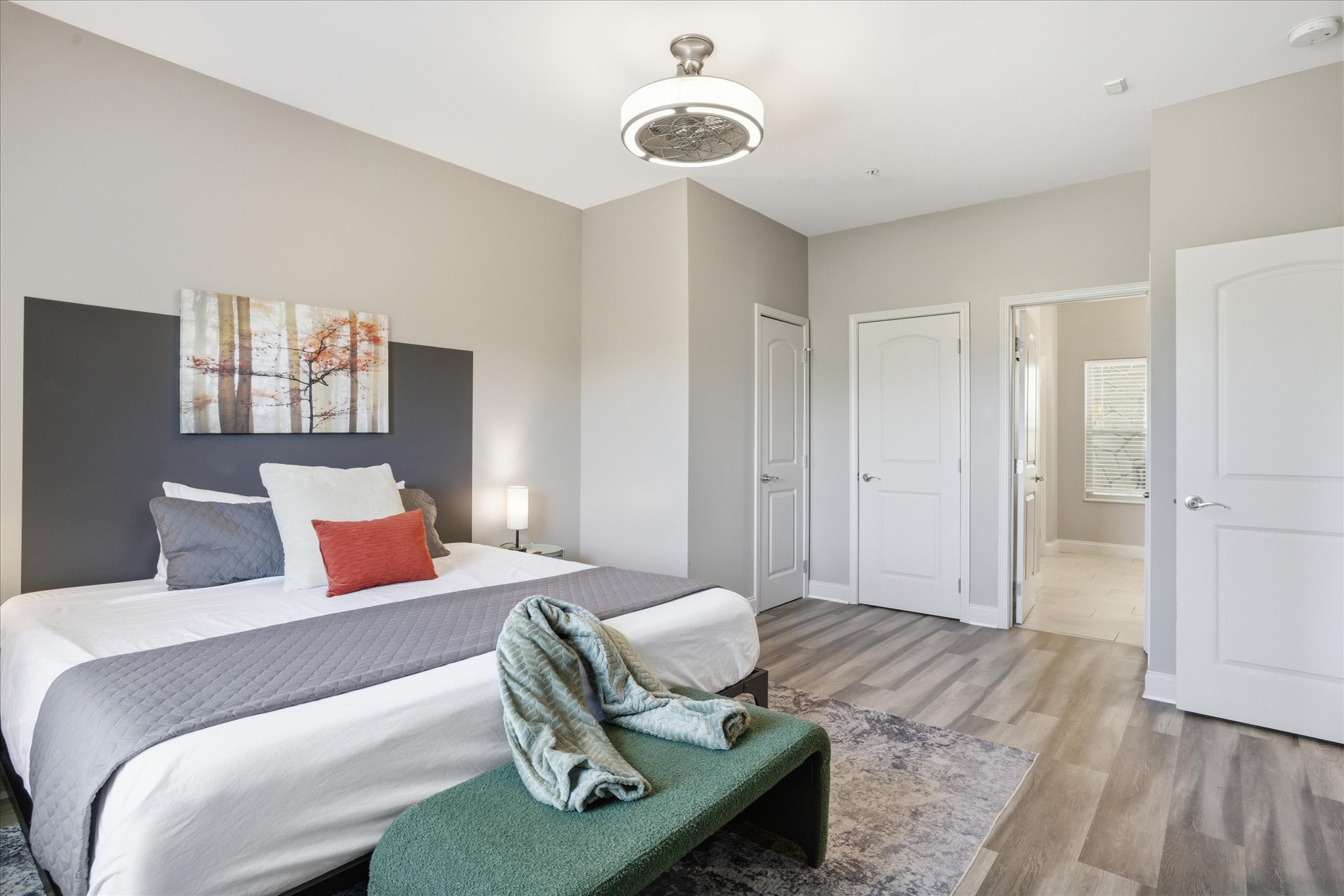Close the door and let the pace shift—this space feels tucked away in the best way, giving you a break from everything else going on.