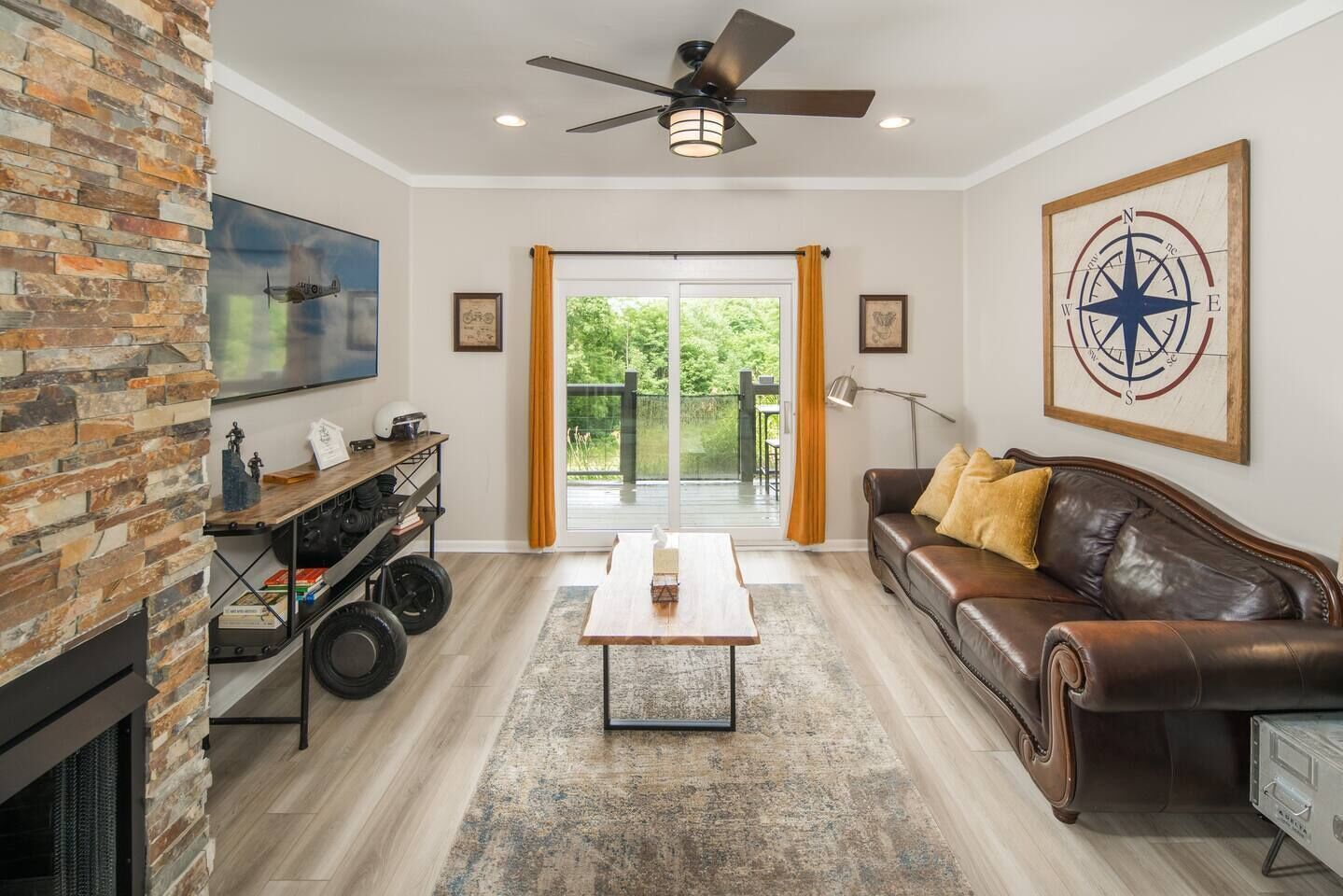 Unit 3: Living Room with Roku TV (Includes Hulu+, ESPN+, & Disney+)