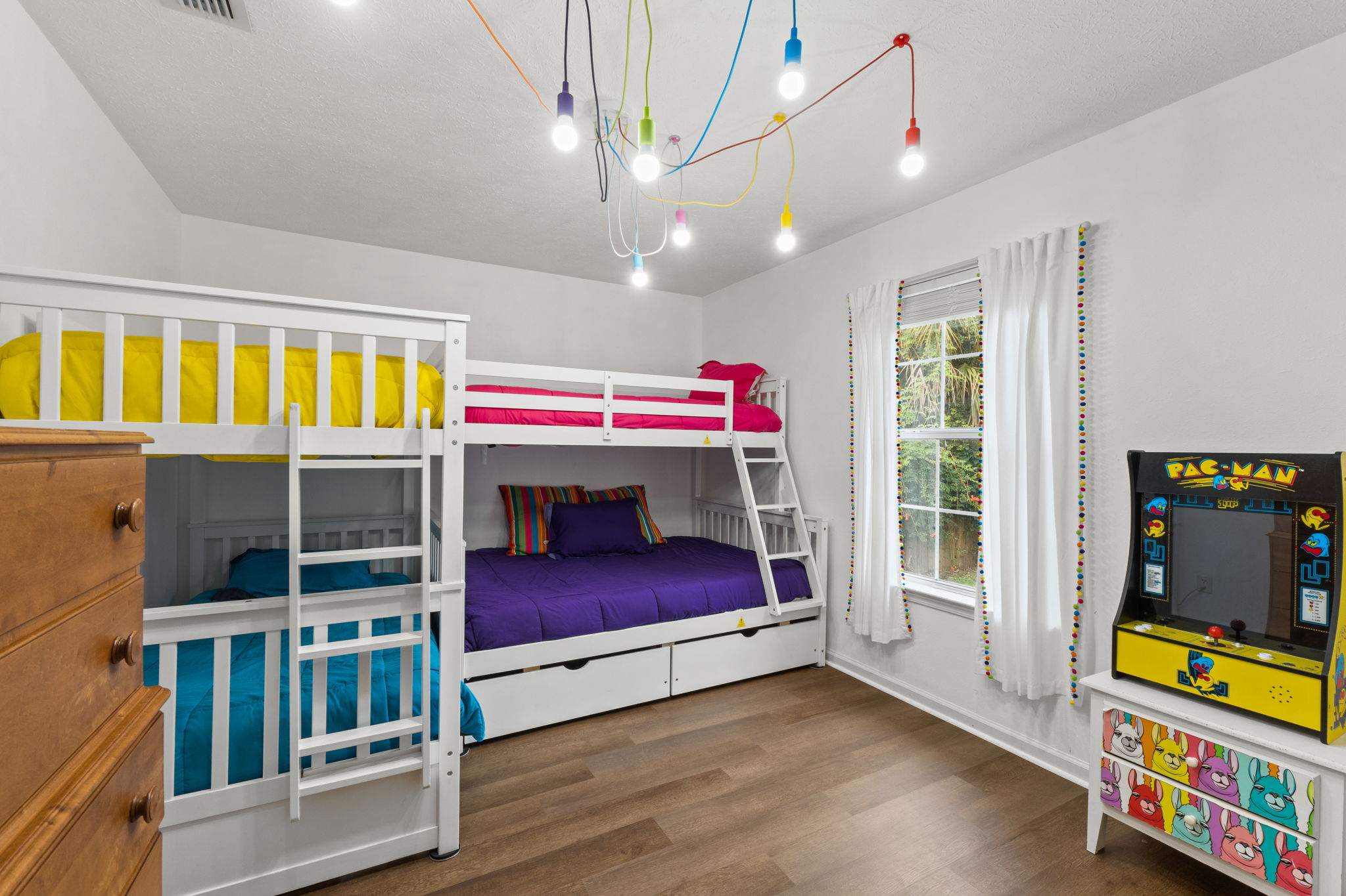 Bedroom 3 with 1 Twin Bunk Bed and 1 Twin over Full Bunk Bed