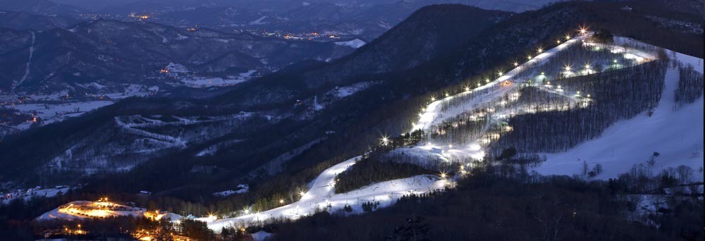 Night Skiing at Cataloochee