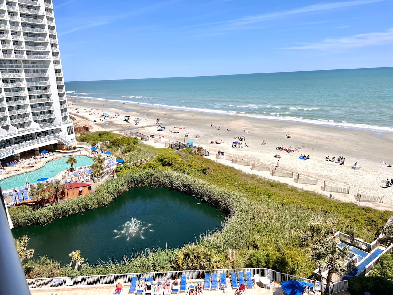 Another view off the Balcony 