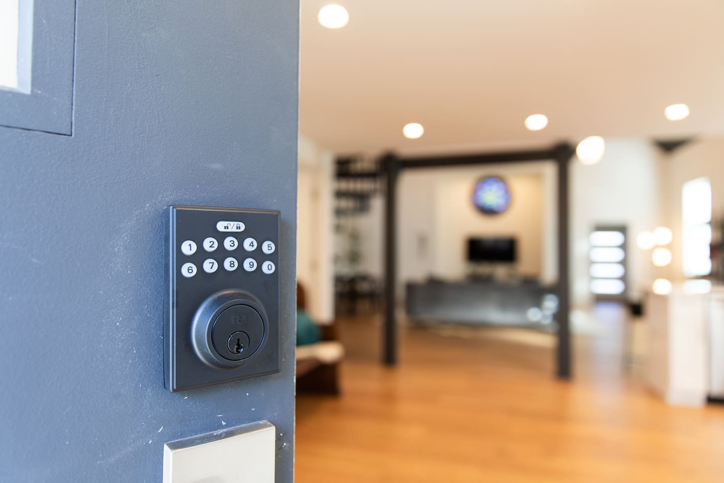 Door Entrance with Keypad