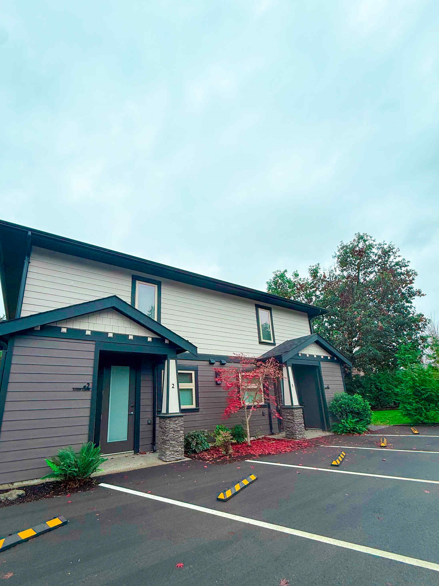 Free parking x 2  spots right in front of Townhome.